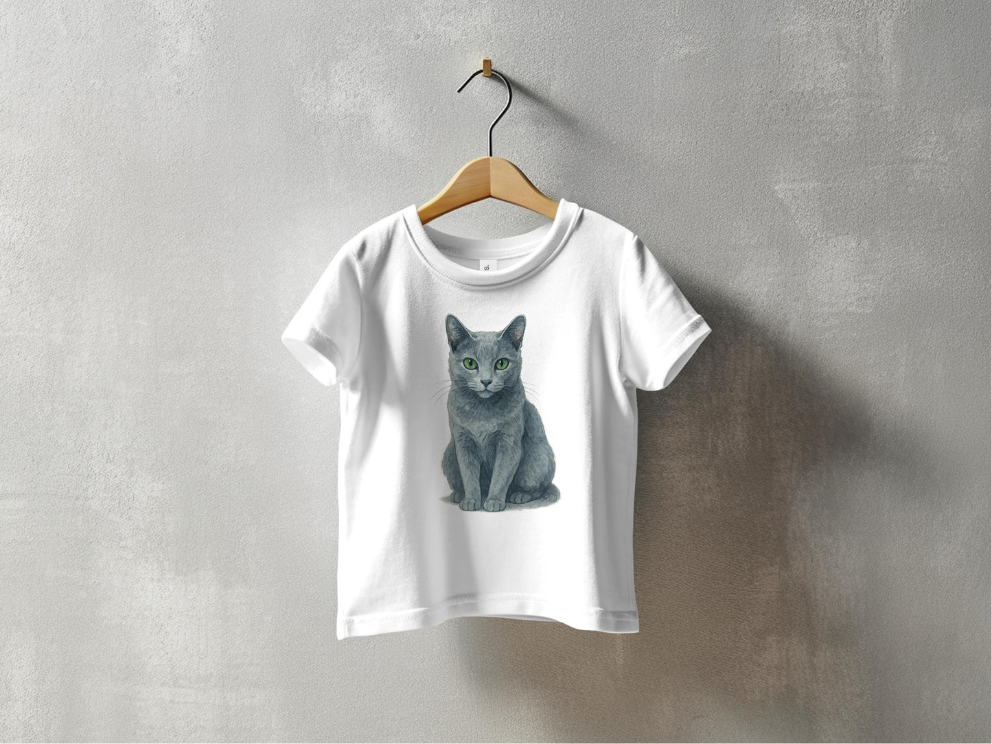 Cat Illustration Grey Art Design T-Shirt product