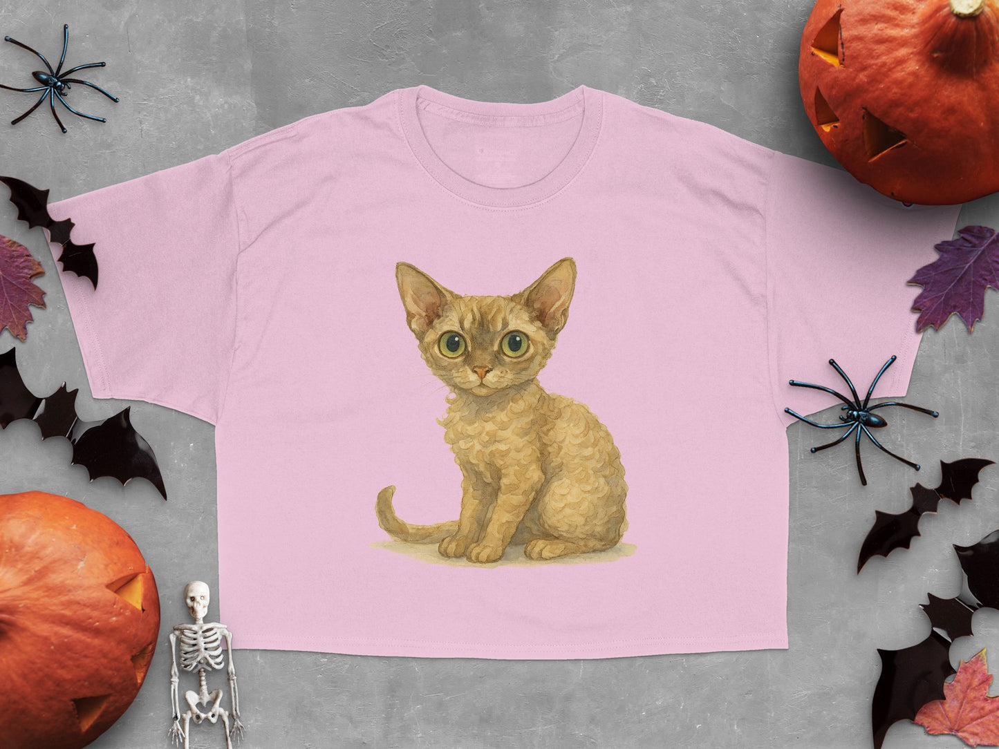 Cute Kitten Illustration on Soft Pink Shirt product