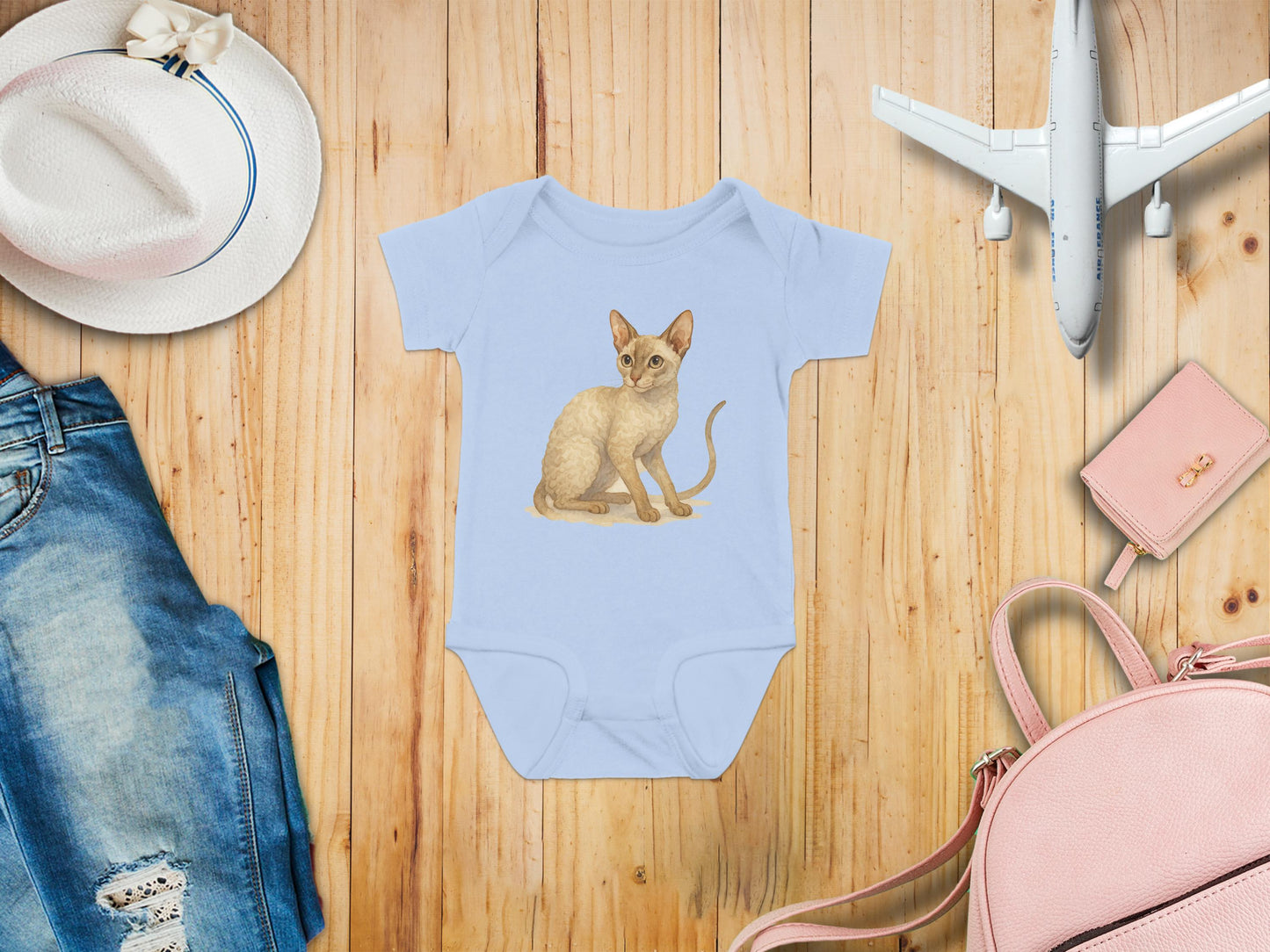 Adorable Baby Sphynx Cat Onesie Cute Baby Outfit product type