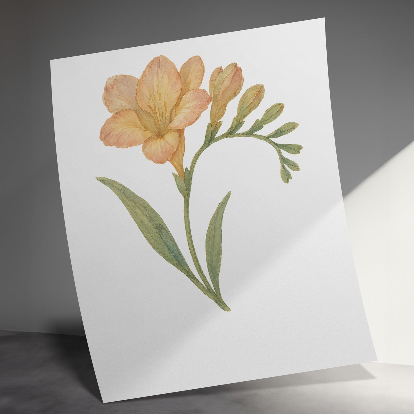 Beautiful Art Print Featuring Blooming Flower product type
