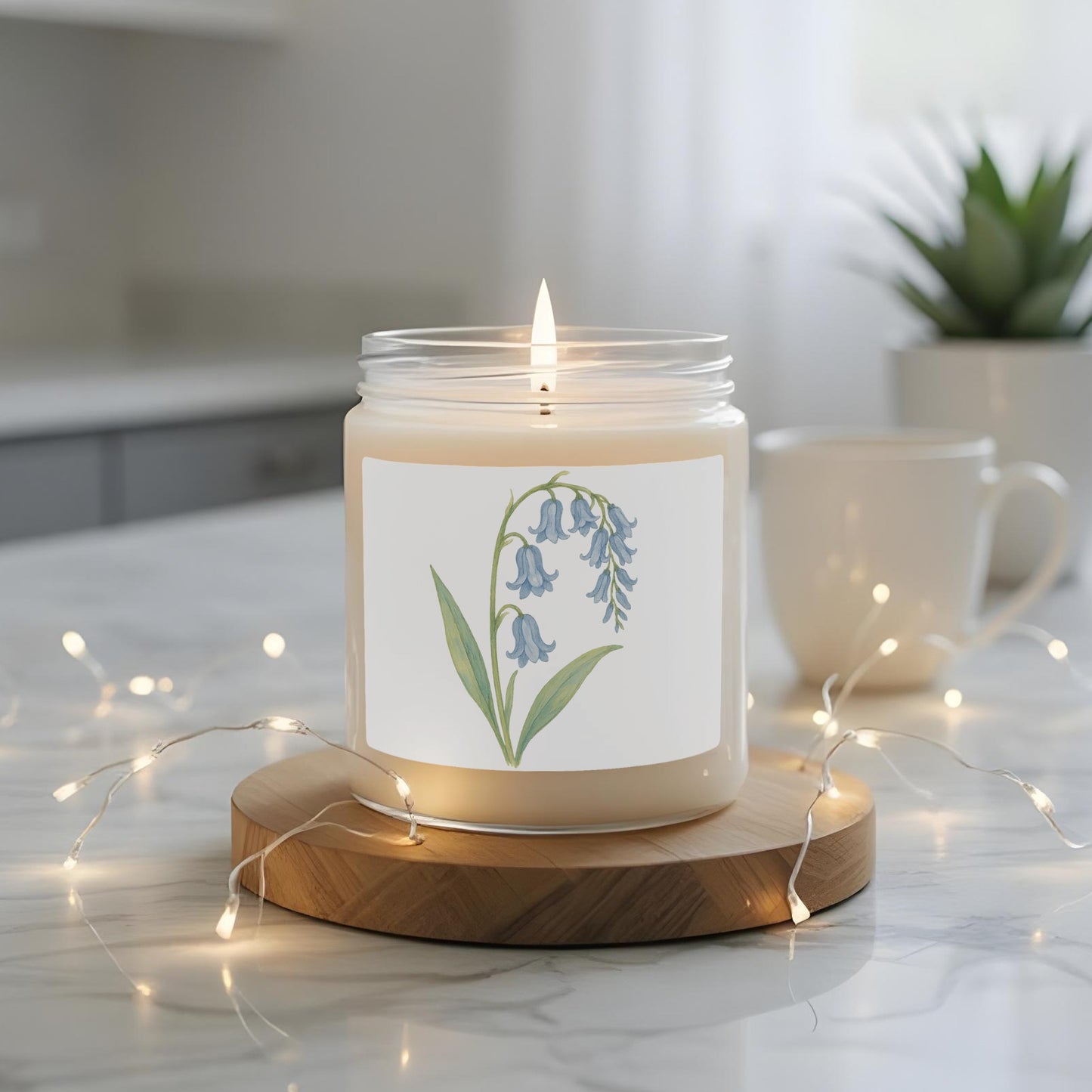 Beautiful Floral Scented Candle for Home Decor product
