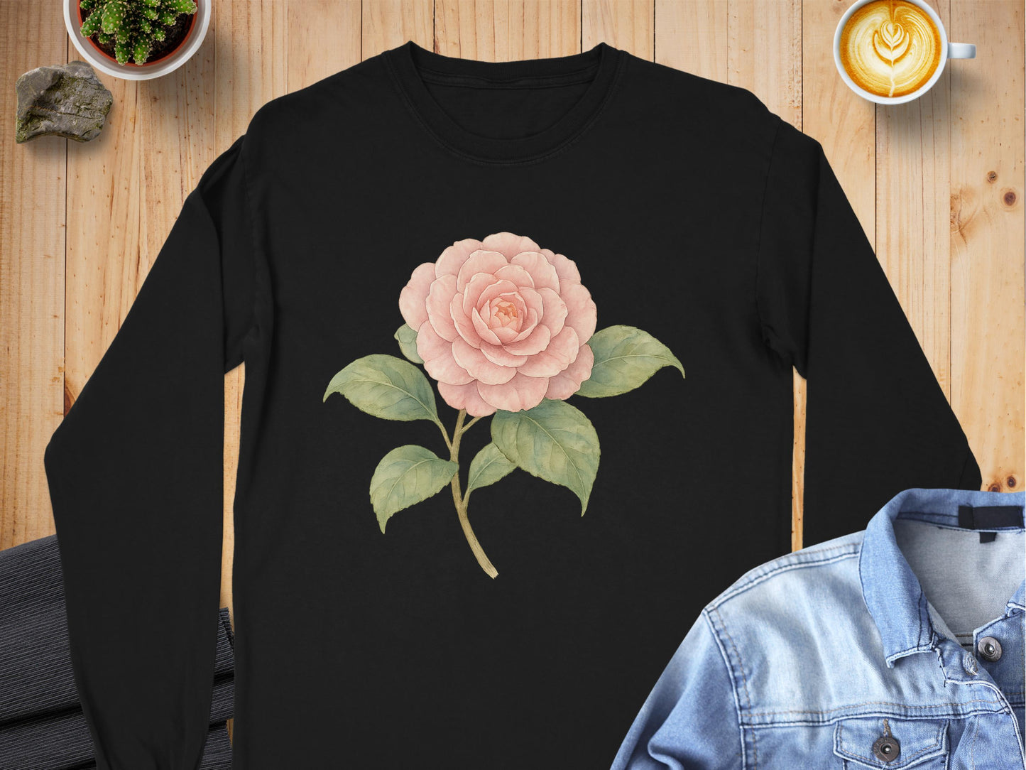 Floral Graphic Long Sleeve Shirt stylish product