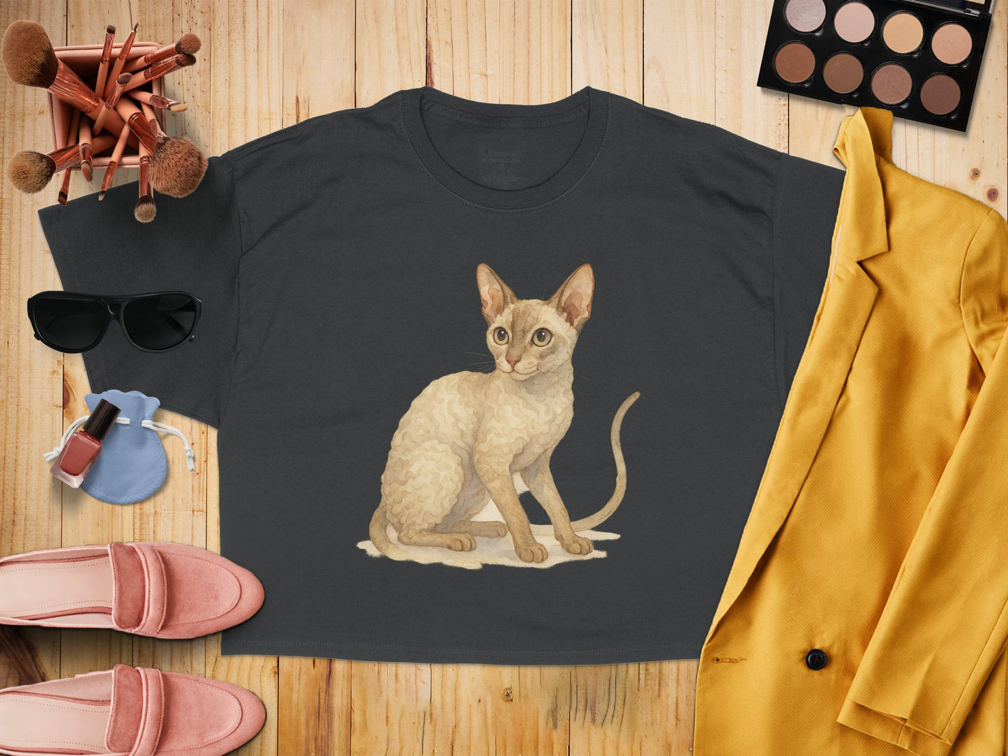 Vintage Cat Graphic Tee Fashion Statement product