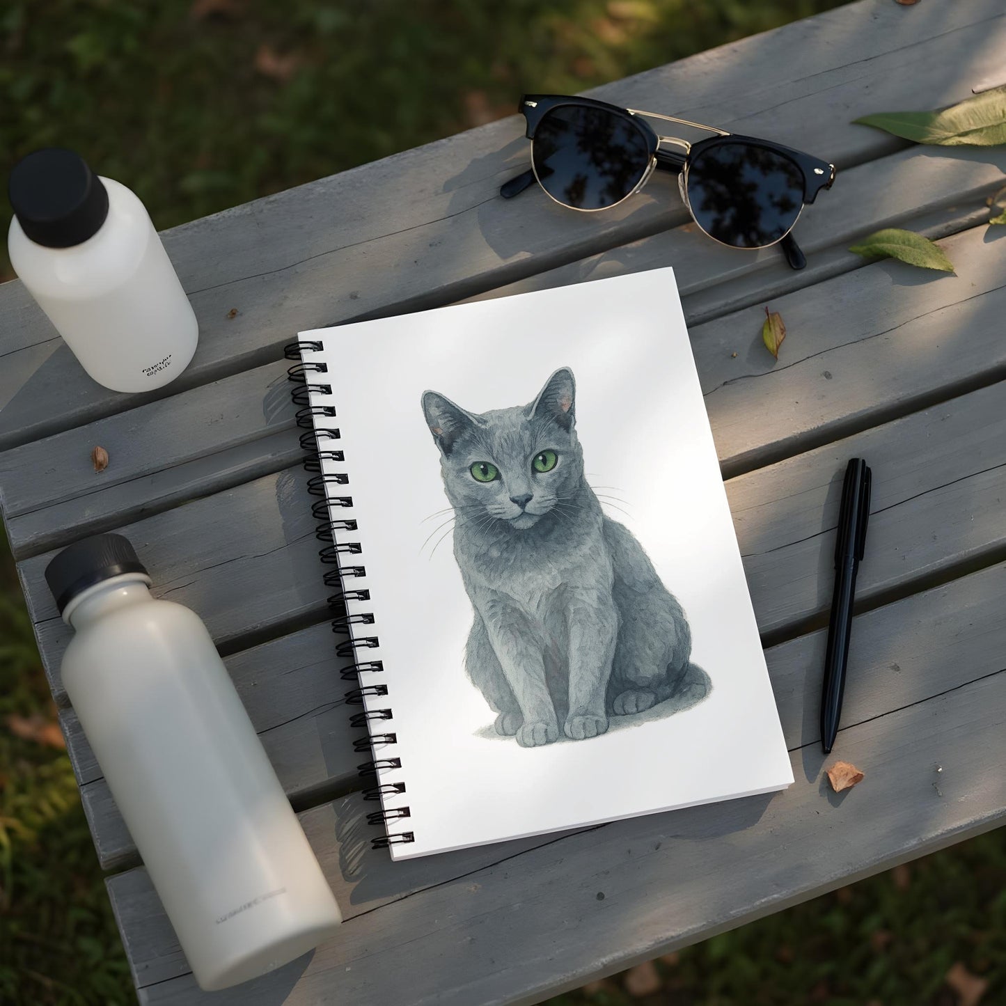 Charming Spiral Bound Notebook with Cat Illustration product