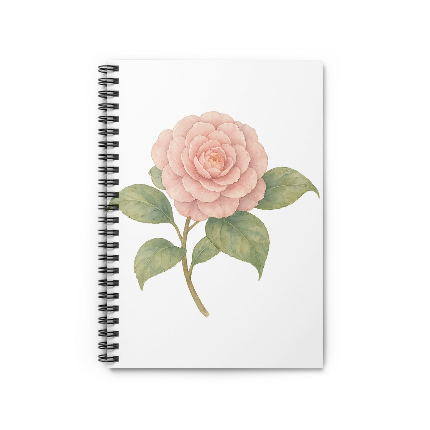 Beautiful Floral Design Pink Rose Spiral Notebook Product
