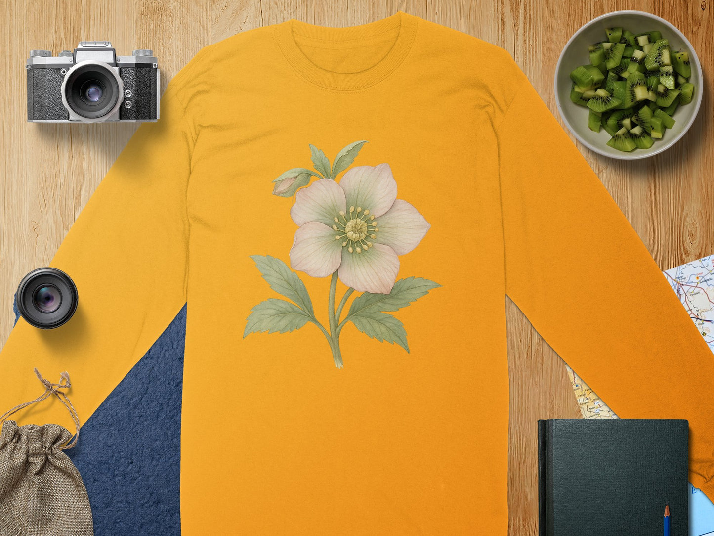 Floral Graphic Long Sleeve Shirt Product