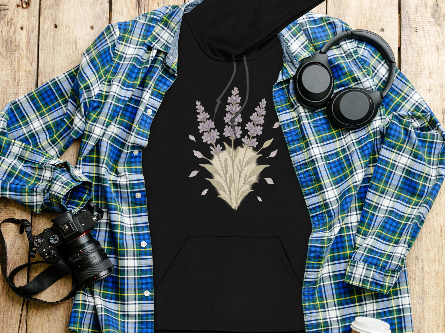 Beautiful Lavender Design Hoodie Product Type