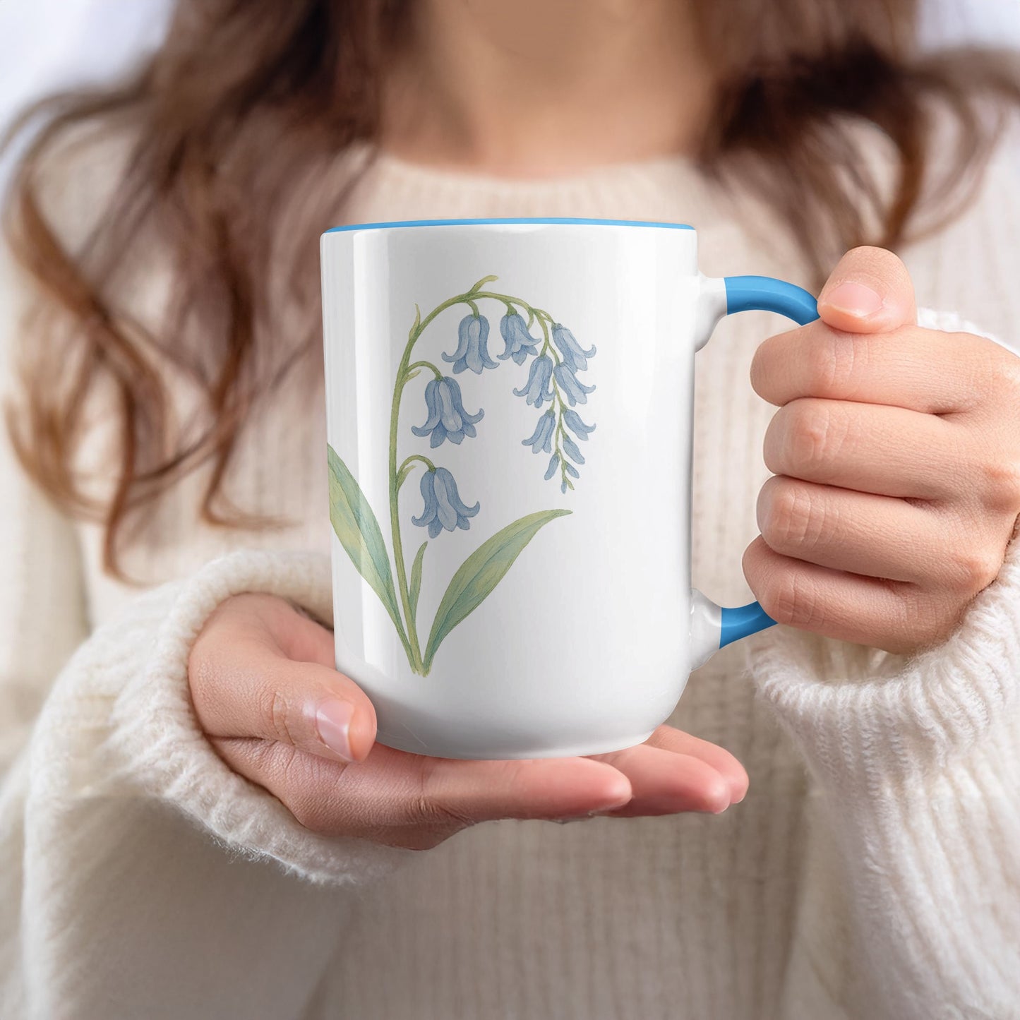 Bluebell Flower Design Coffee Mug product