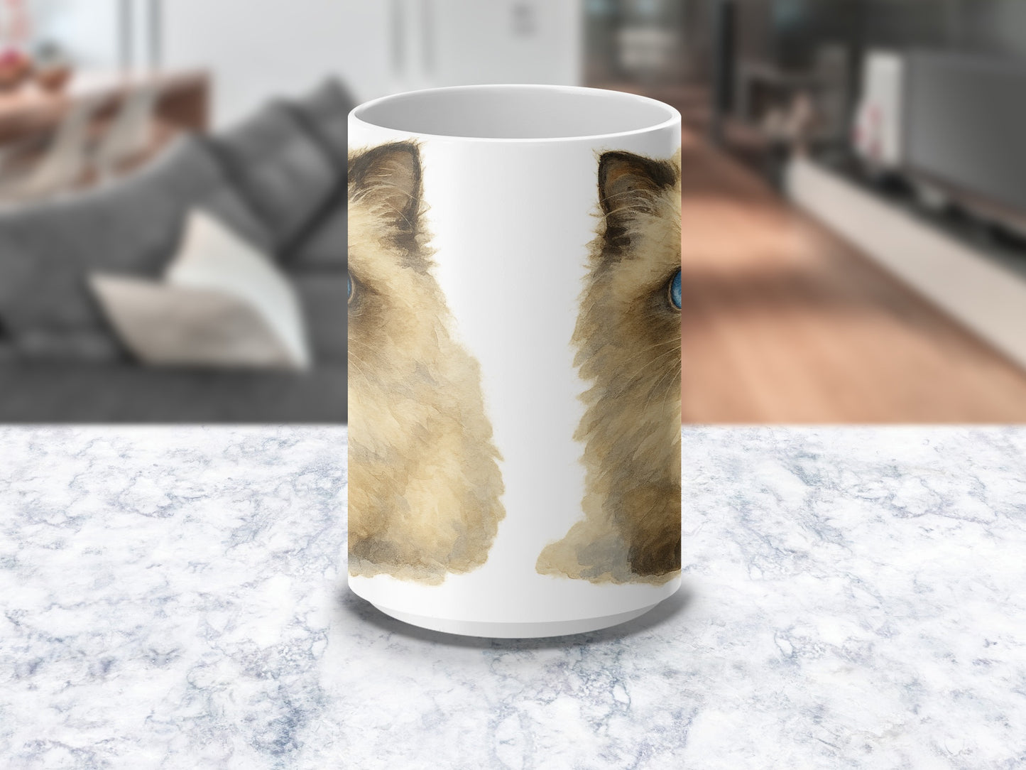 Cute Cat Faces Design Ceramic Mug Coffee product type