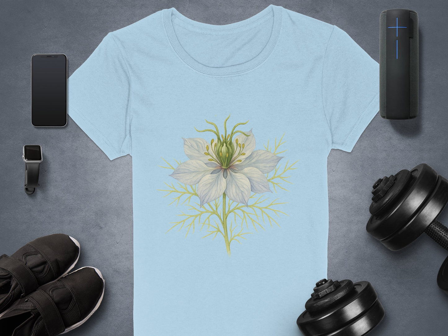 Elegant Floral Design Graphic T-Shirt product type