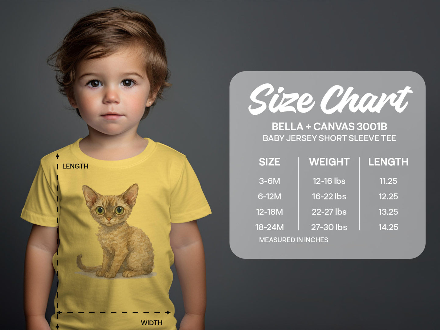 Adorable Kitten Print Baby Jersey Short Sleeve Tee product type