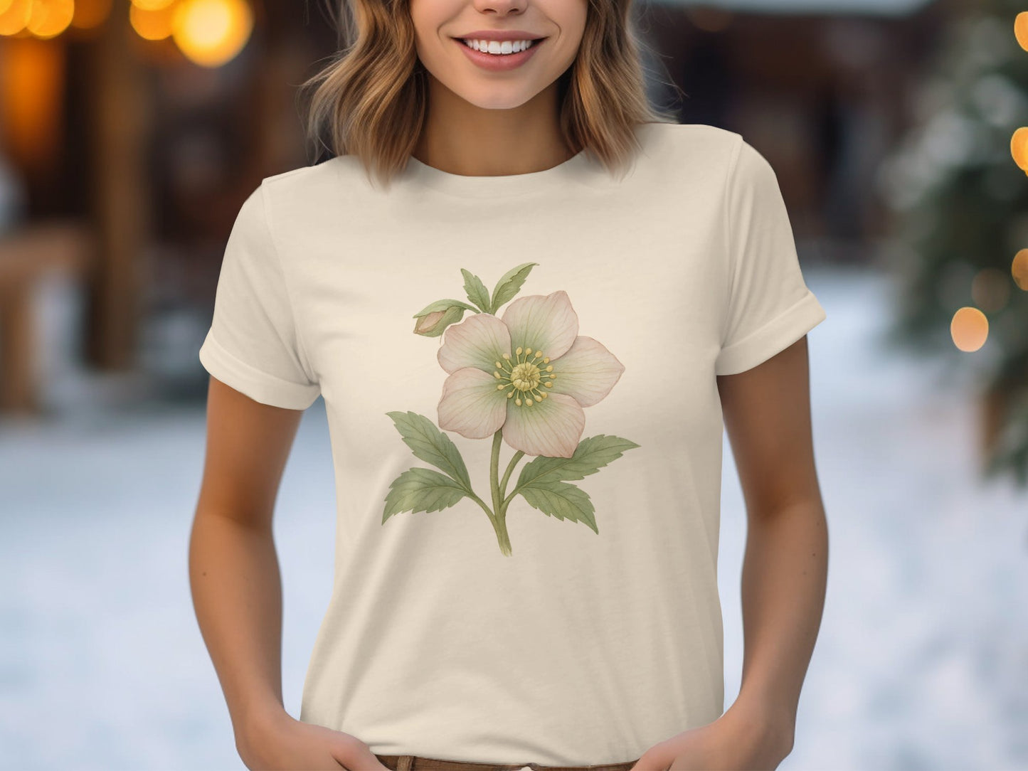 Beautiful Floral Design Graphic Tee product