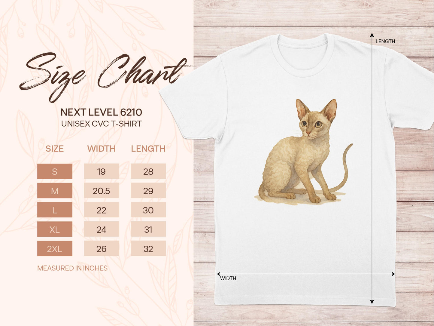 Cute Devon Rex Cat Print Unisex T-Shirt product