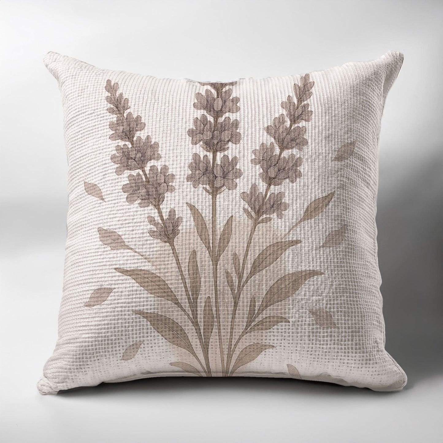 Decorative Floral Lavender Pattern Throw Pillow product