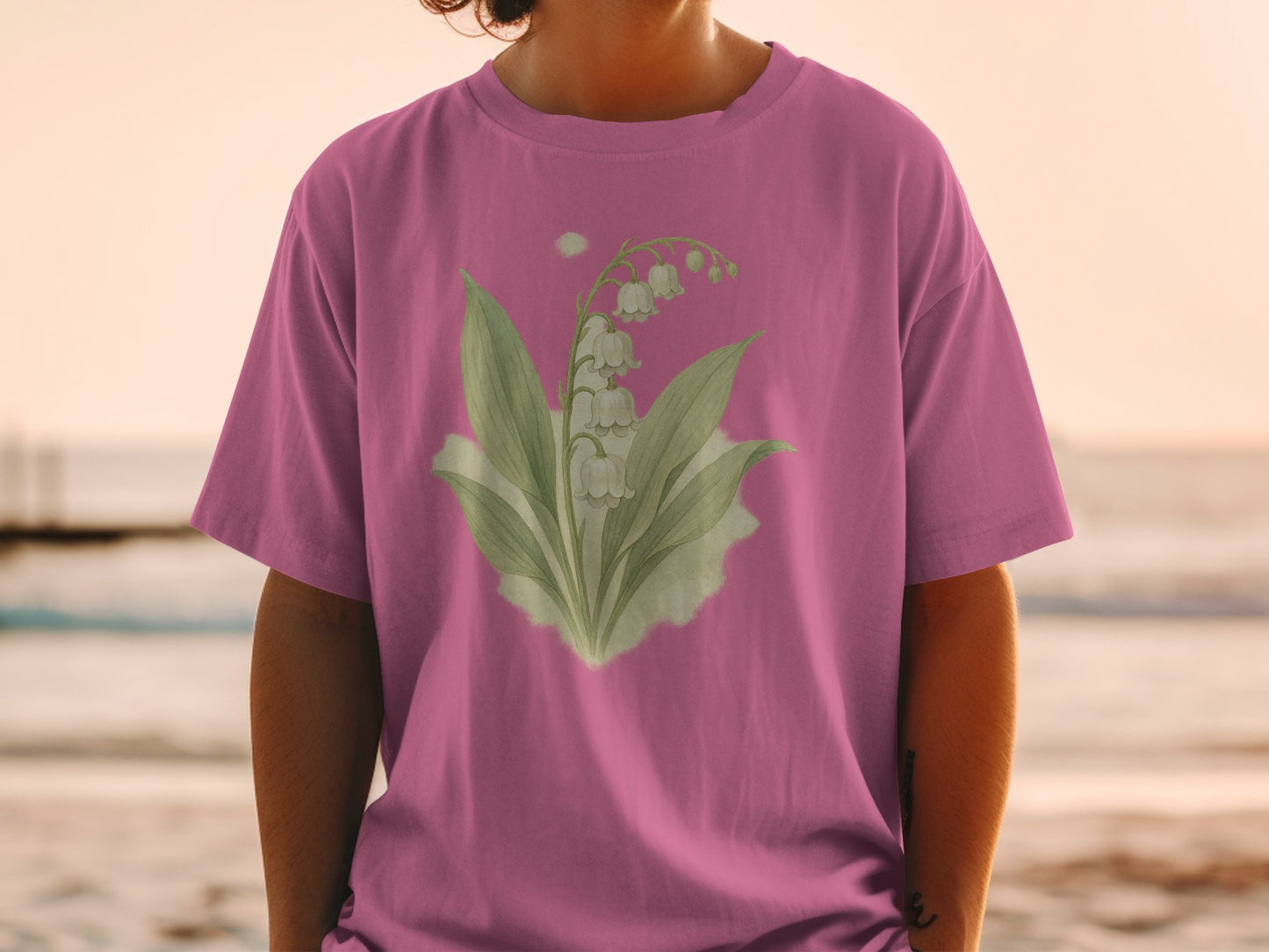 Artistic Floral Print Graphic T-Shirt product