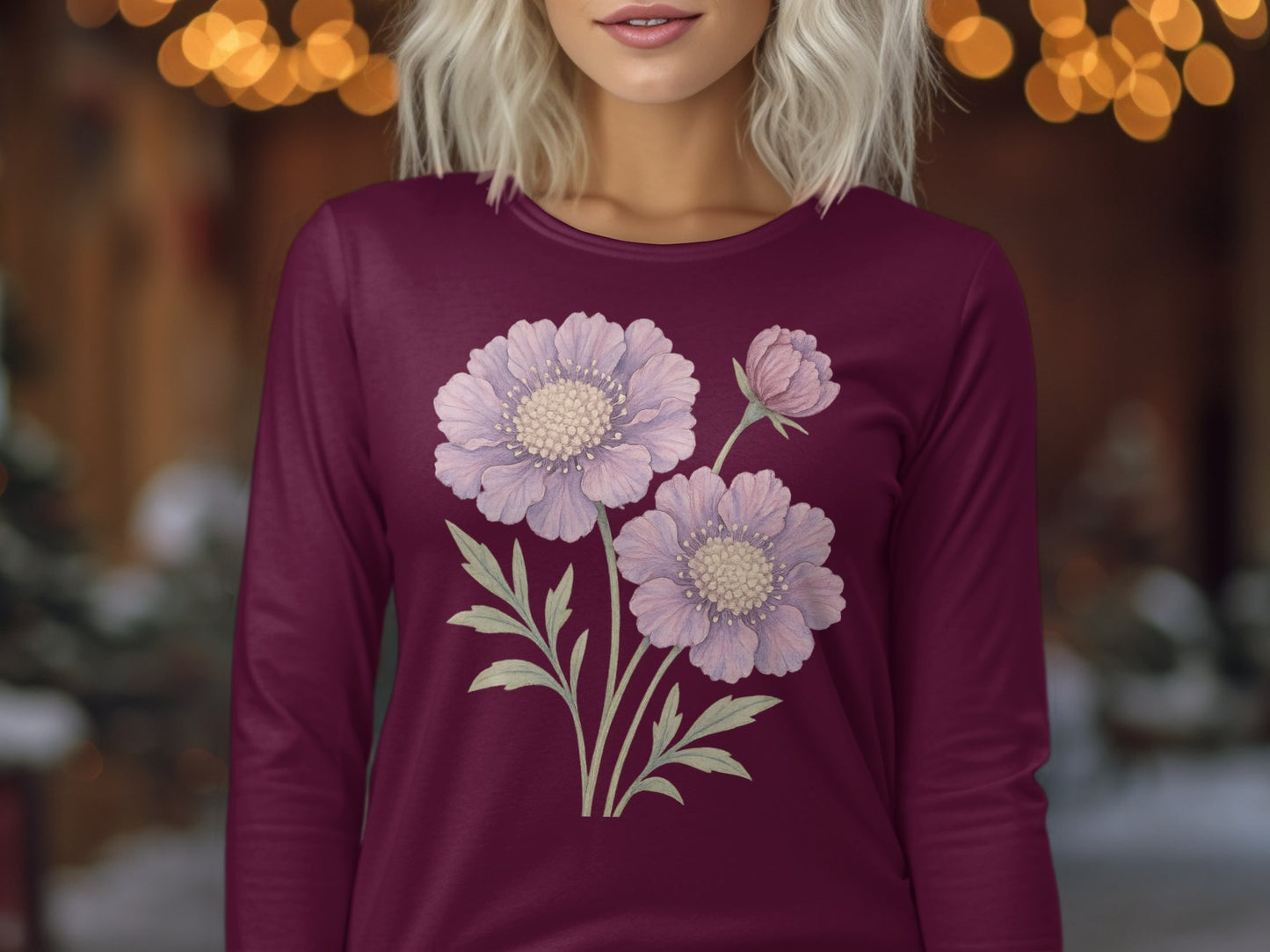 Floral Print Long Sleeve Top product
