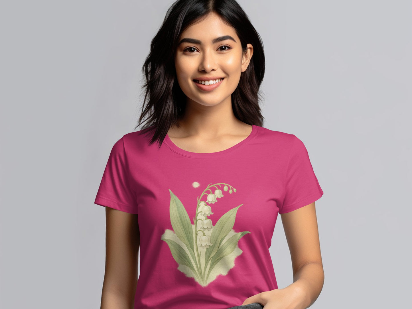 Elegant Lily of the Valley Graphic Tee Product