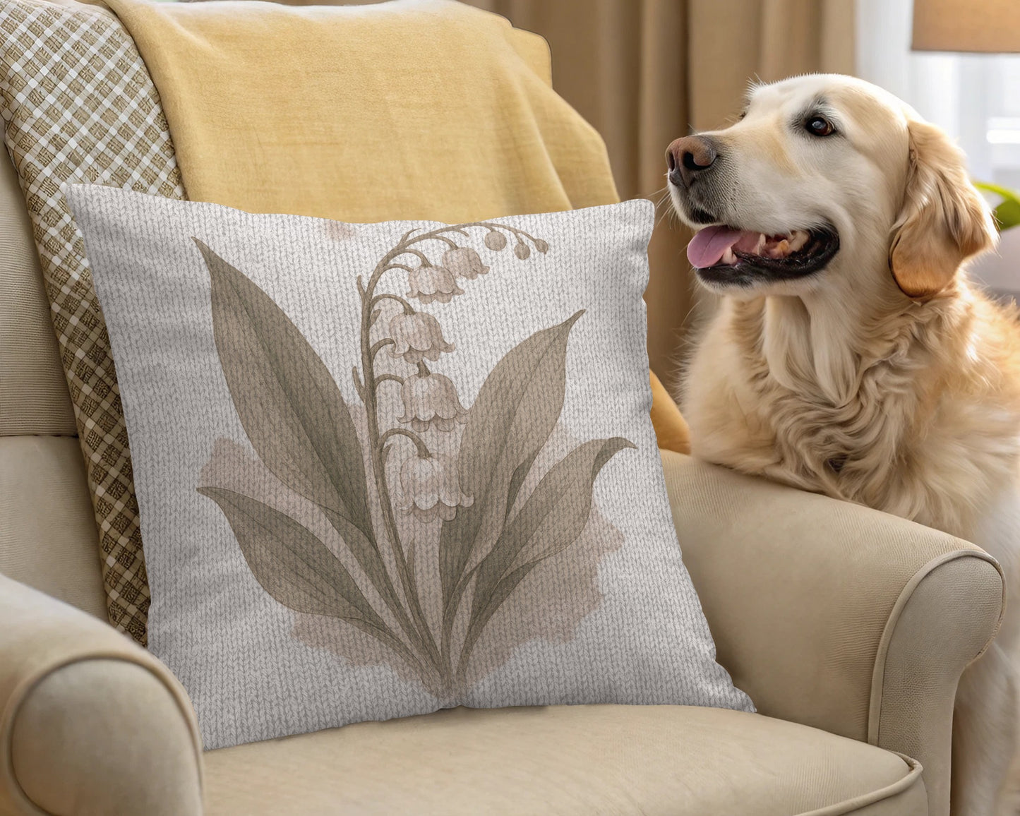 Floral Design Pillow Cushion Sofa Couch Bed Decor product