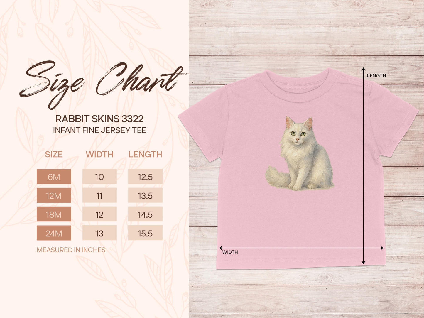 Cute Kitten Graphic Infant Fine Jersey Tee product
