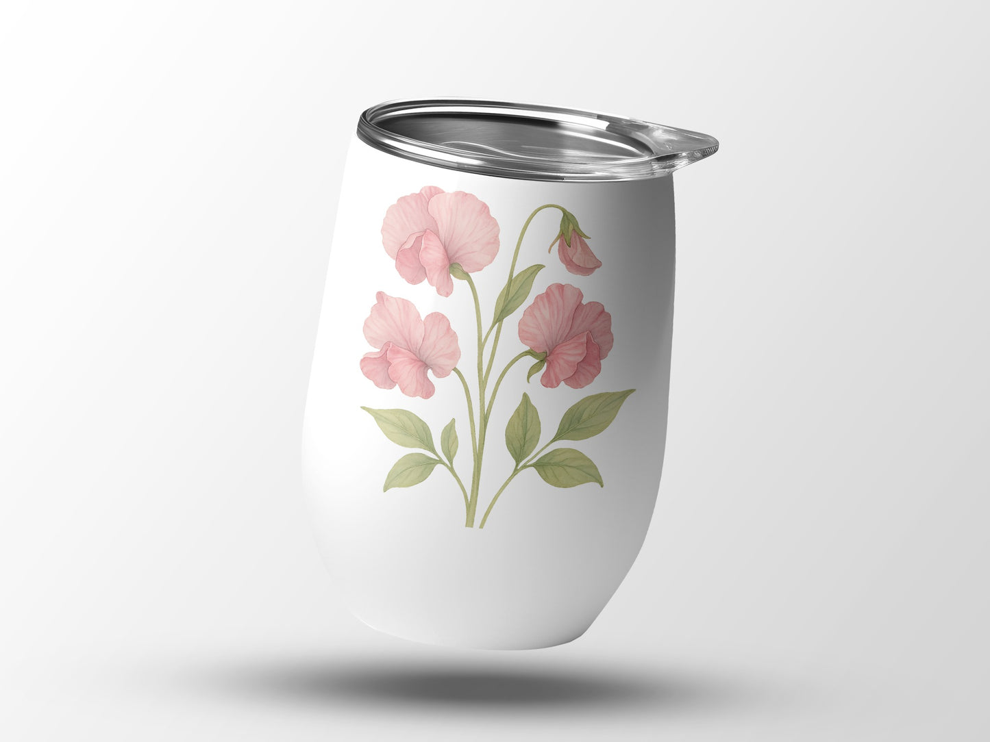 Elegant Floral Design Insulated Travel Mug Product Type