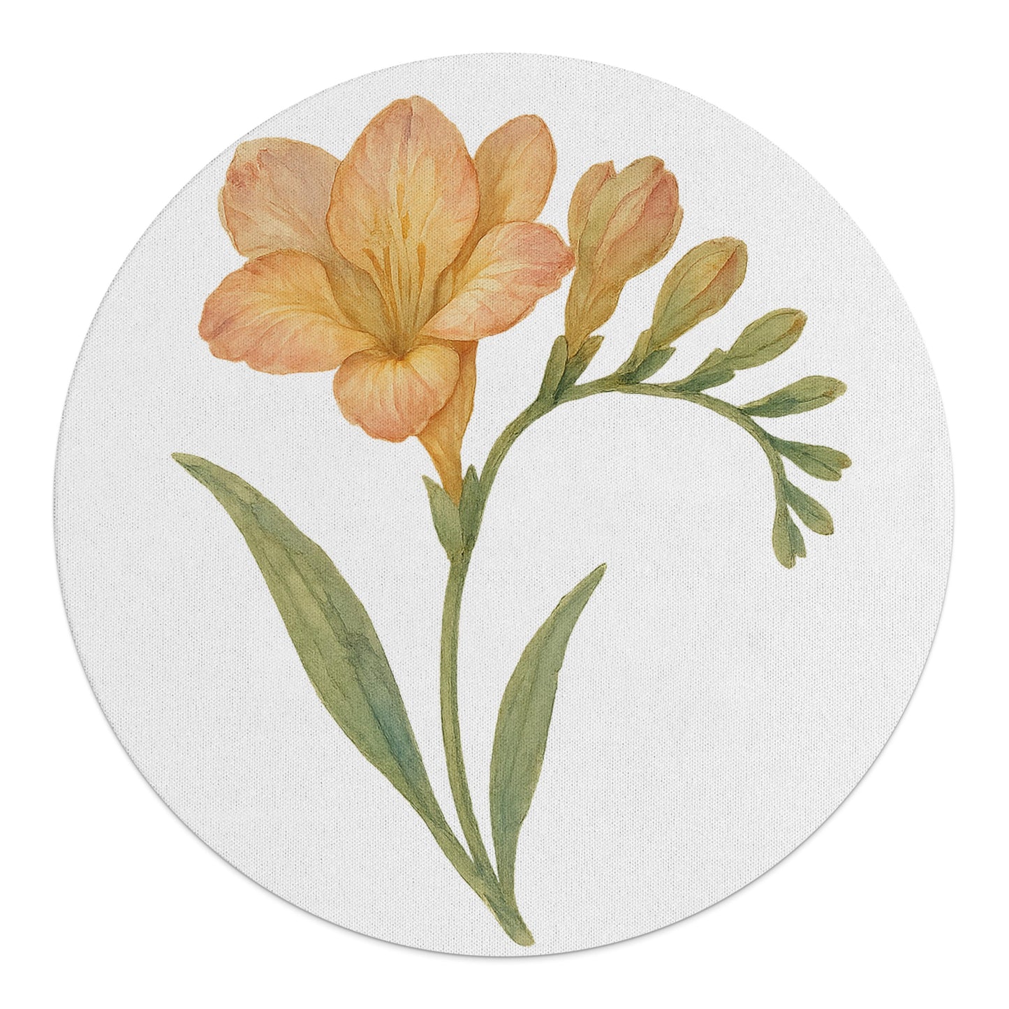Beautiful Floral Design Round Area Rug product
