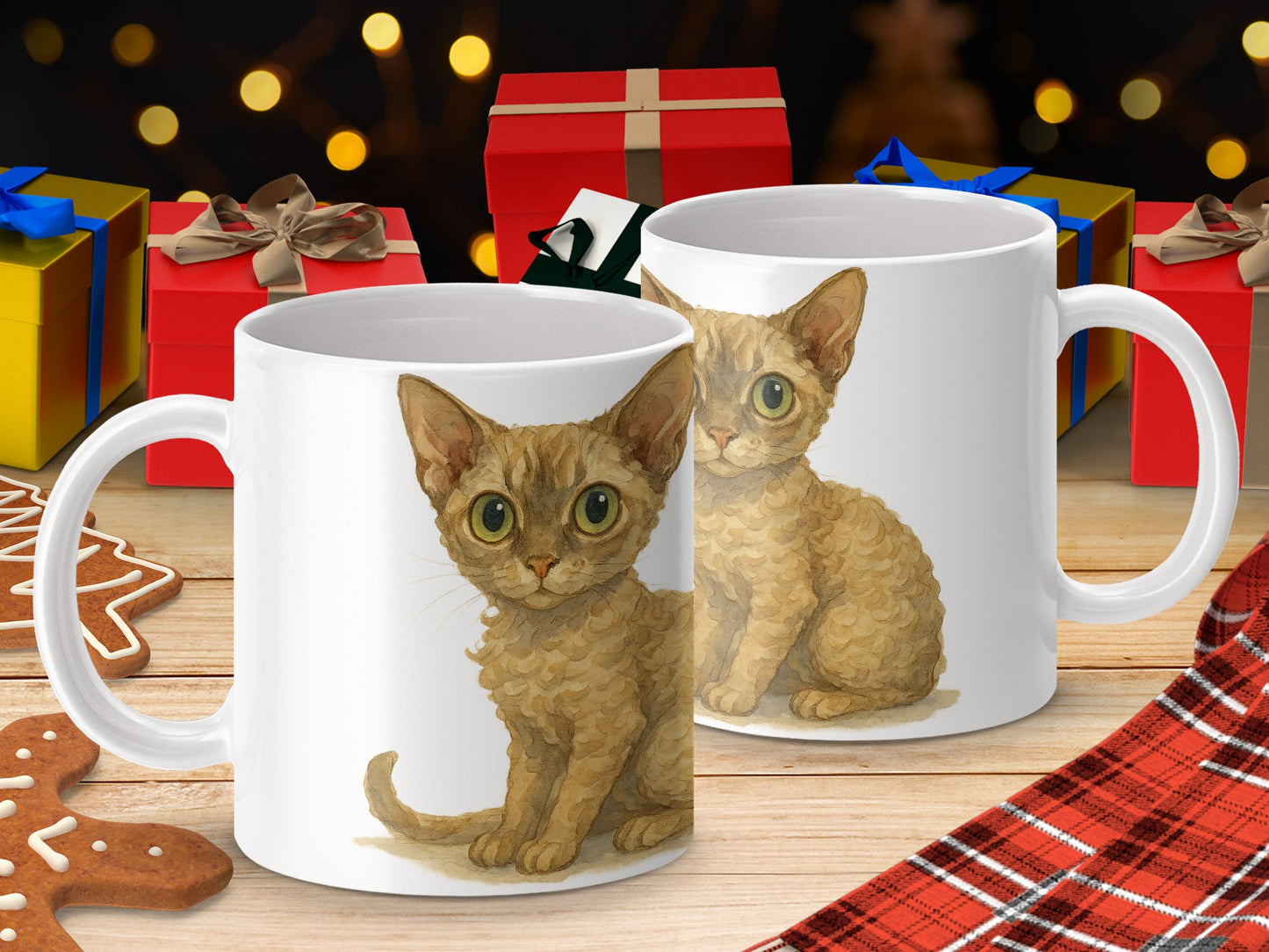 Cute Kitten Design Christmas Gift Mug product