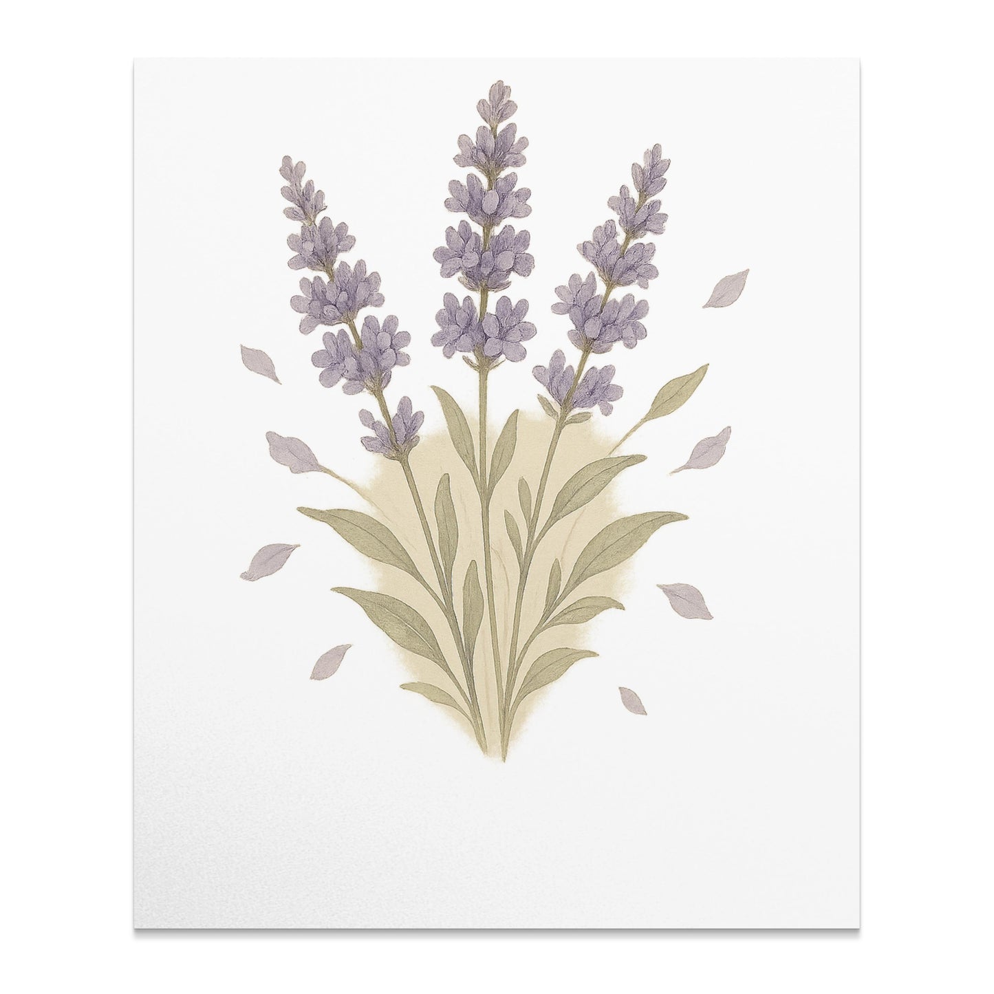 Lavender Floral Art Print Botanical Wall Decor product type