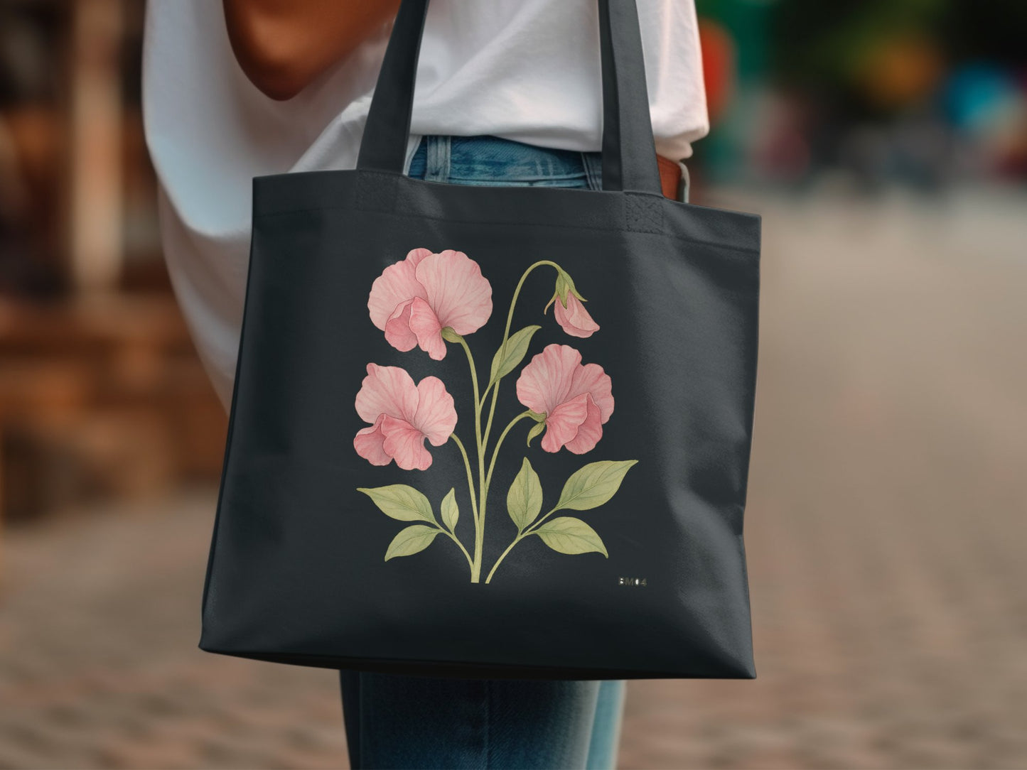 Stylish Floral Print Tote Bag Ideal Everyday Use product type