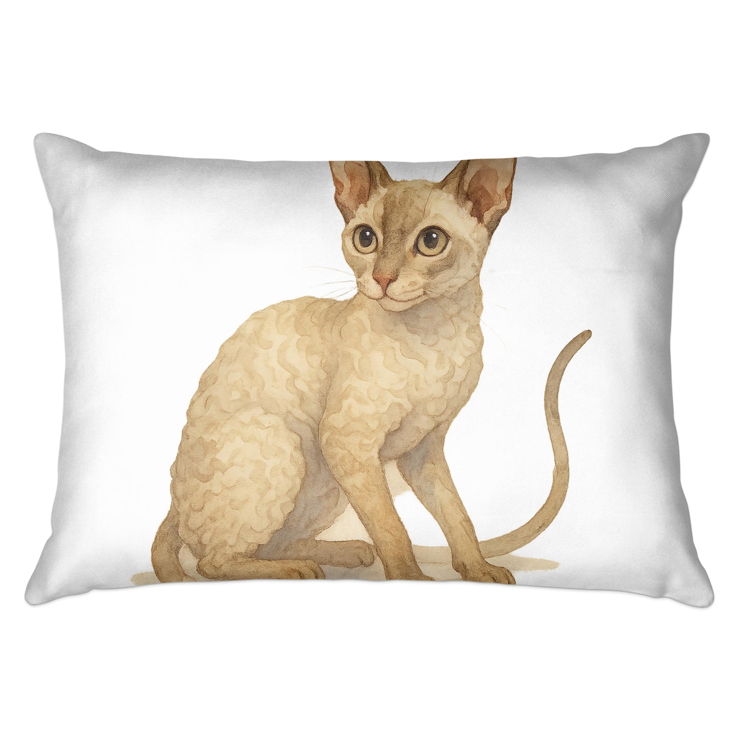 Cute Feline Design Rectangular Decorative Pillow product