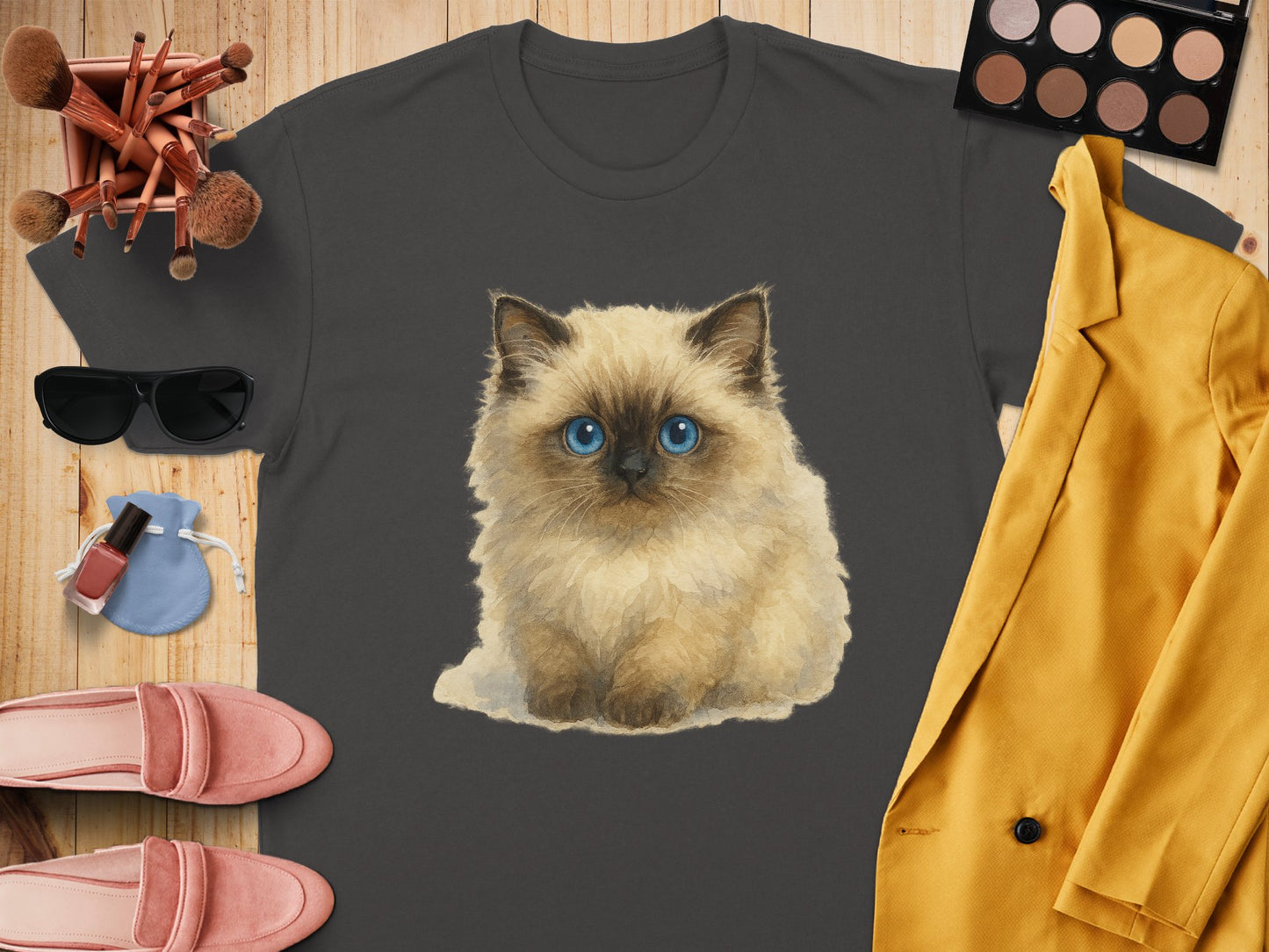 Adorable Blue Eyed Kitten Graphic T-Shirt product