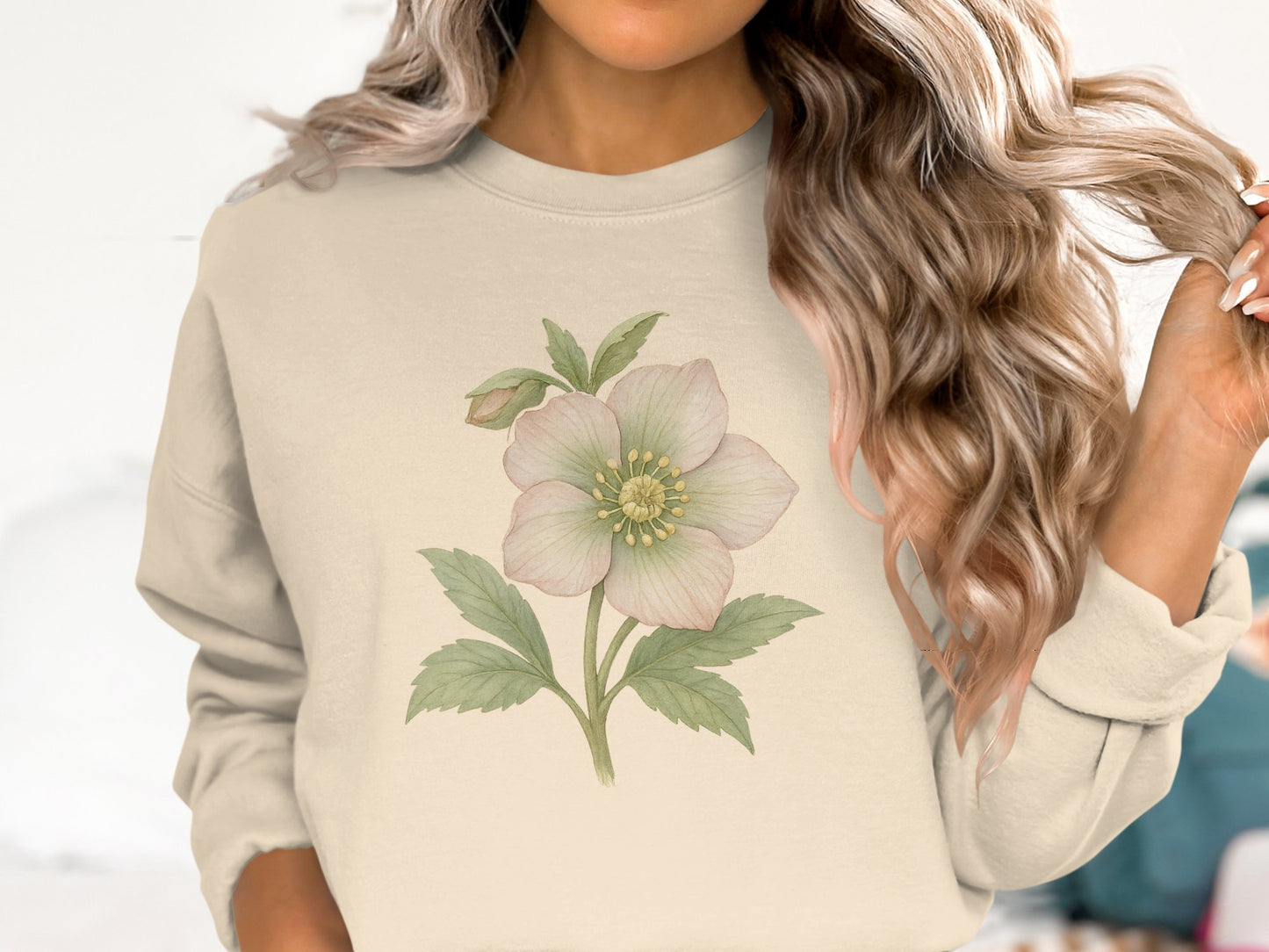 Elegant Floral Sweatshirt Ideal for Every Season product