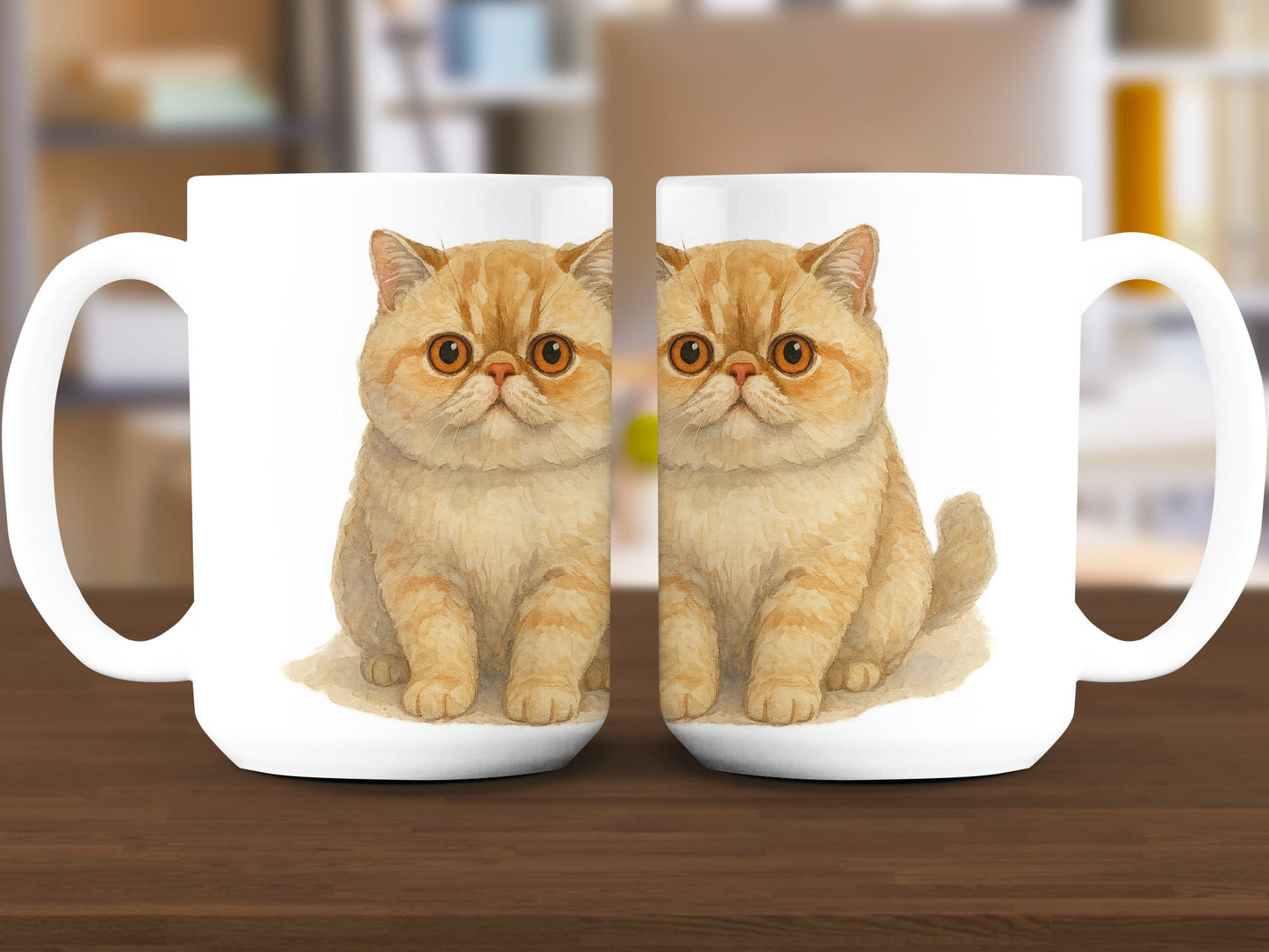 Lovely Orange Cat Design Printed Mug product
