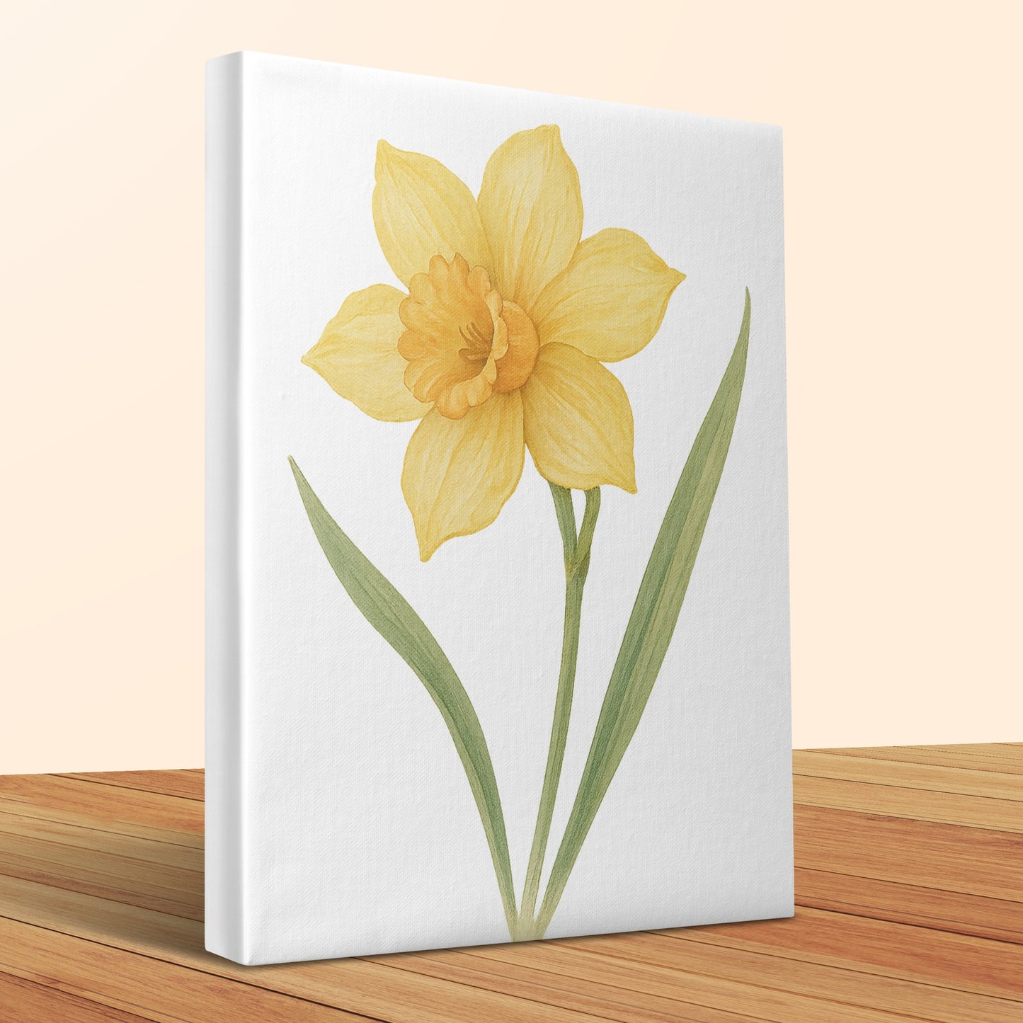 Yellow Daffodil Blossom Botanical Wall Art product