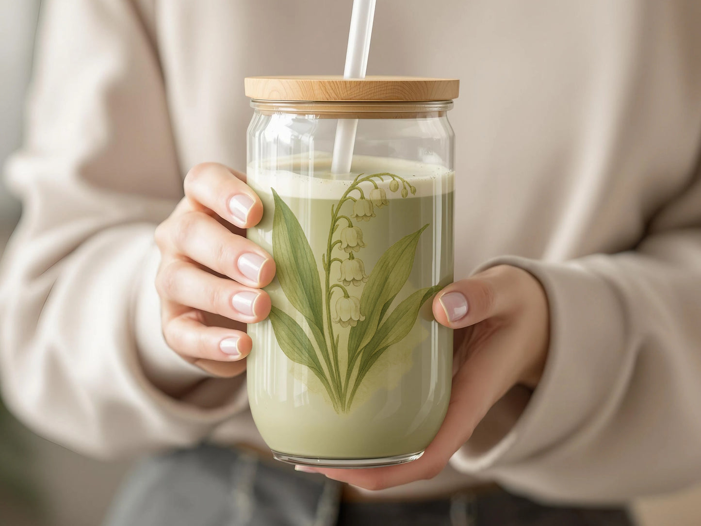 Eco-Friendly Botanical Design Tumbler product type