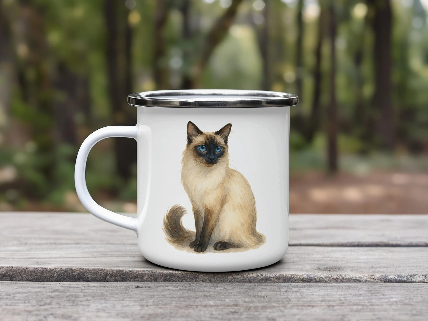Beautiful Siamese Cat Art Ceramic Mug product