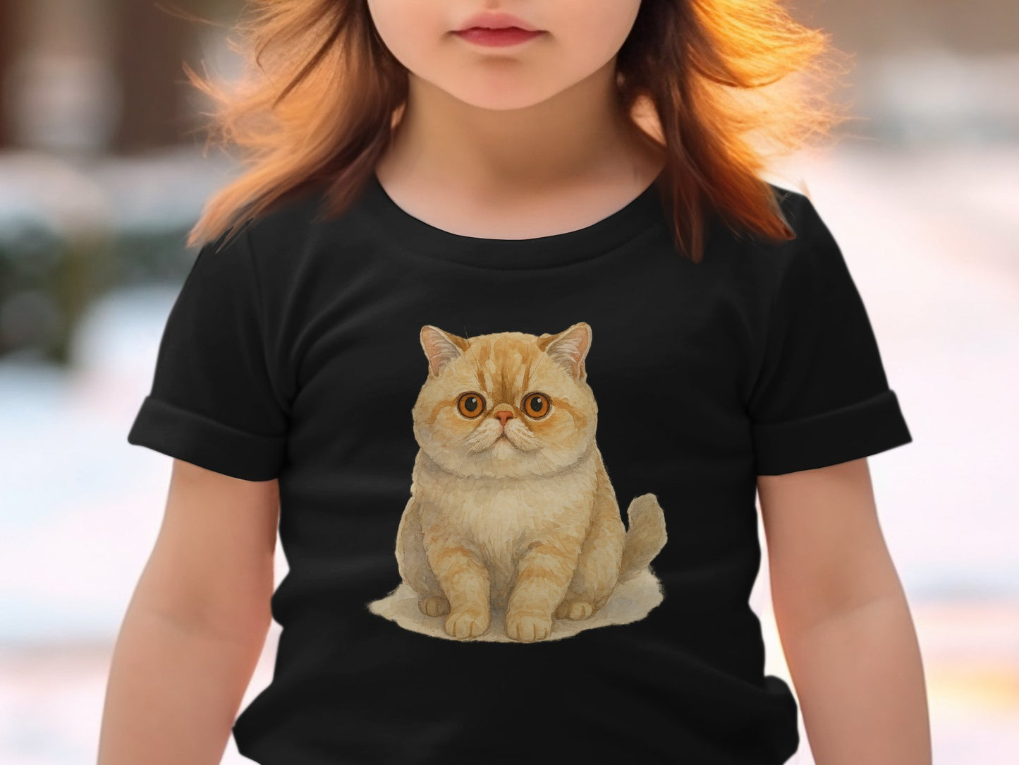 Cute Cat Graphic Kids T-Shirt Trendy Apparel product type