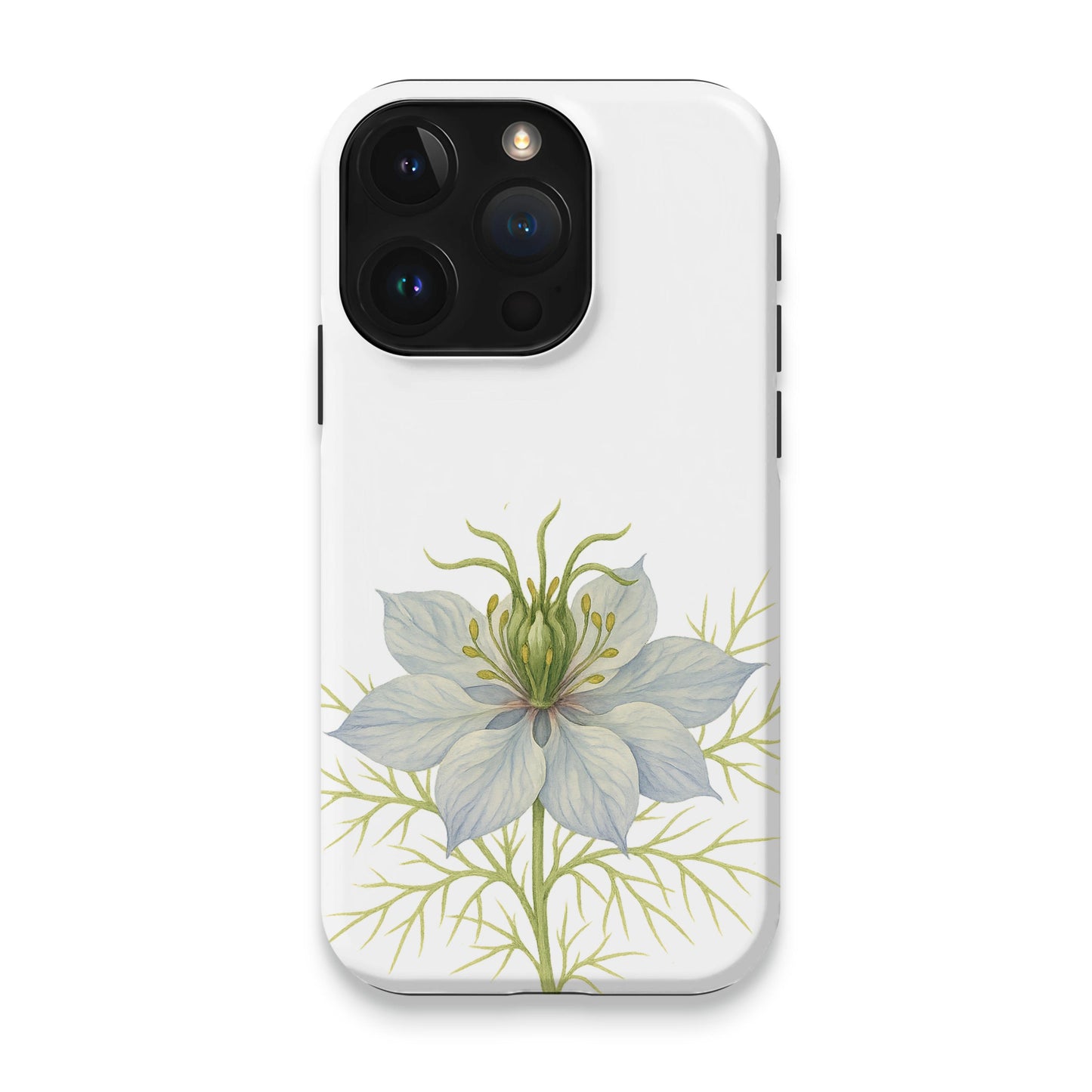 Elegant White Flower Design Protective Phone Case product