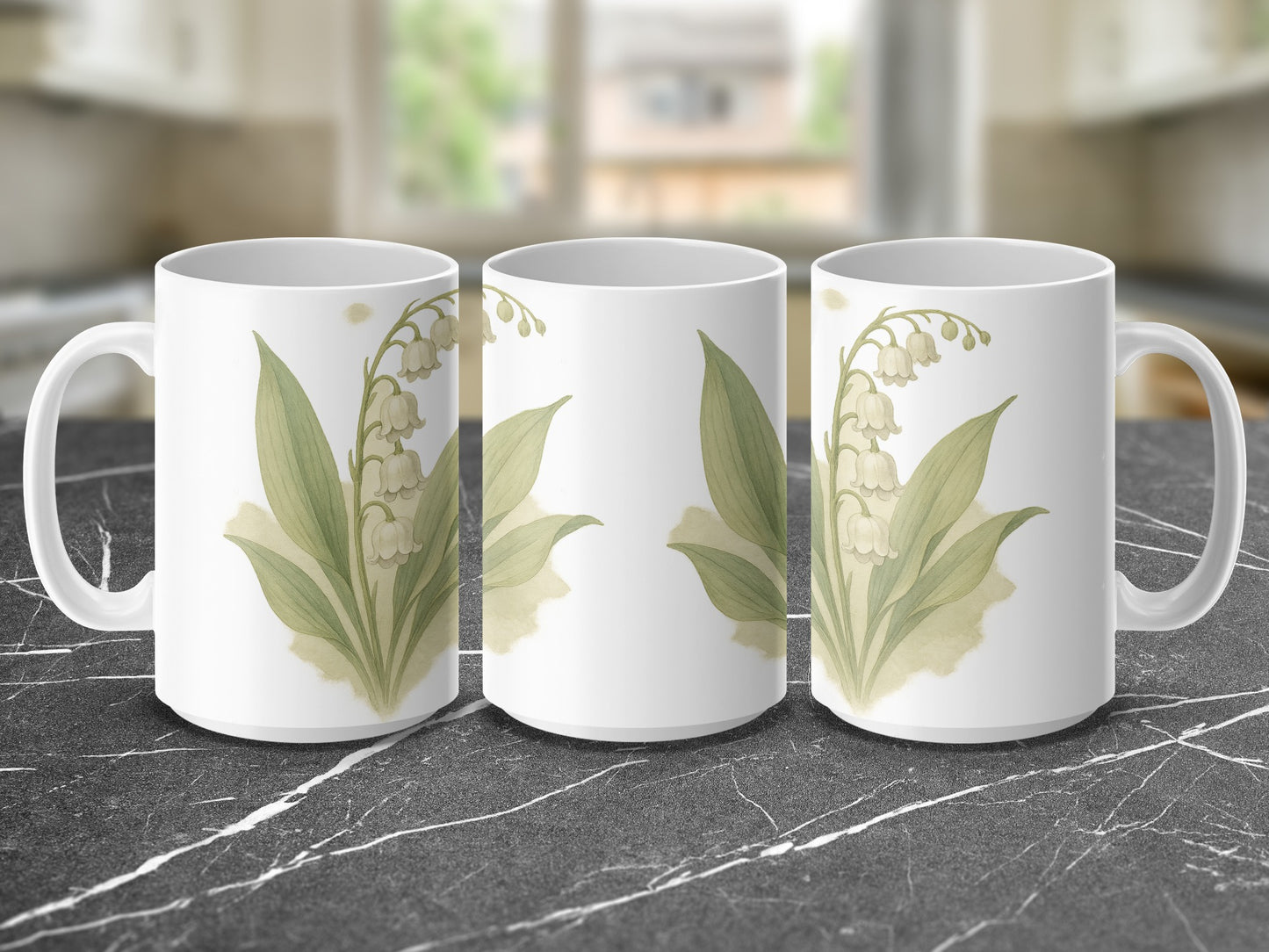 Elegant Lily of the Valley Artwork Mug product