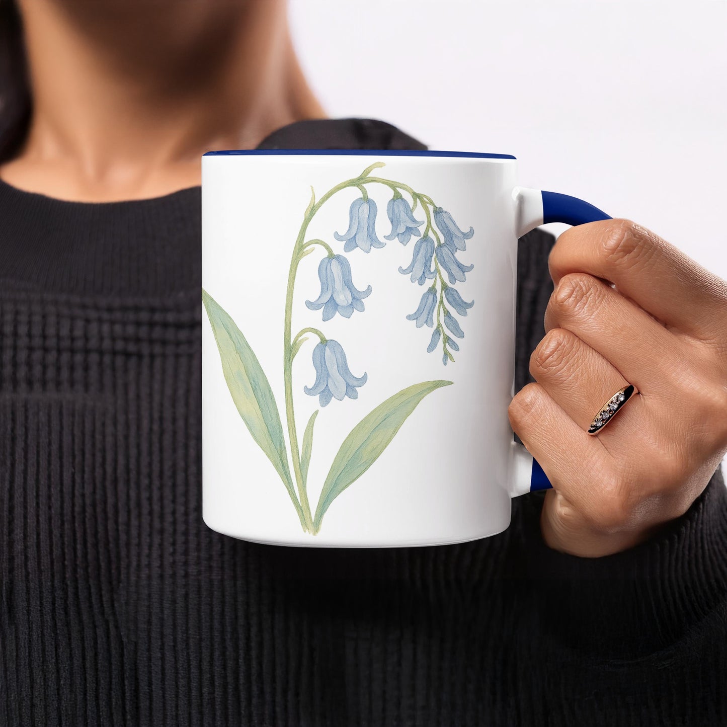 Bluebell Flower Design Mug Brand New product