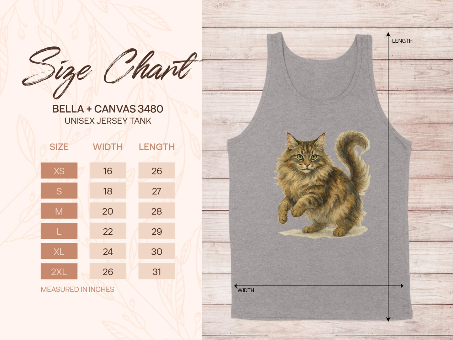 Cat Print Graphic Bella + Canvas Tank Top Product