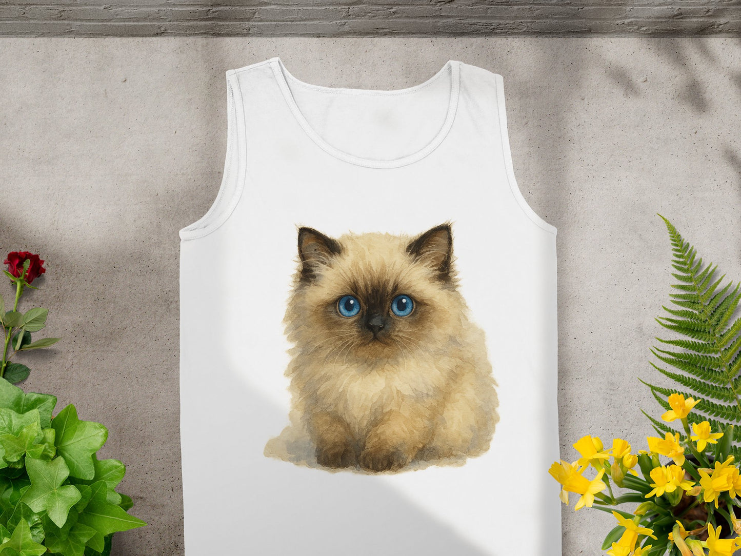 Cute Fluffy Kitten Tank Top Perfect for Cat Lovers product