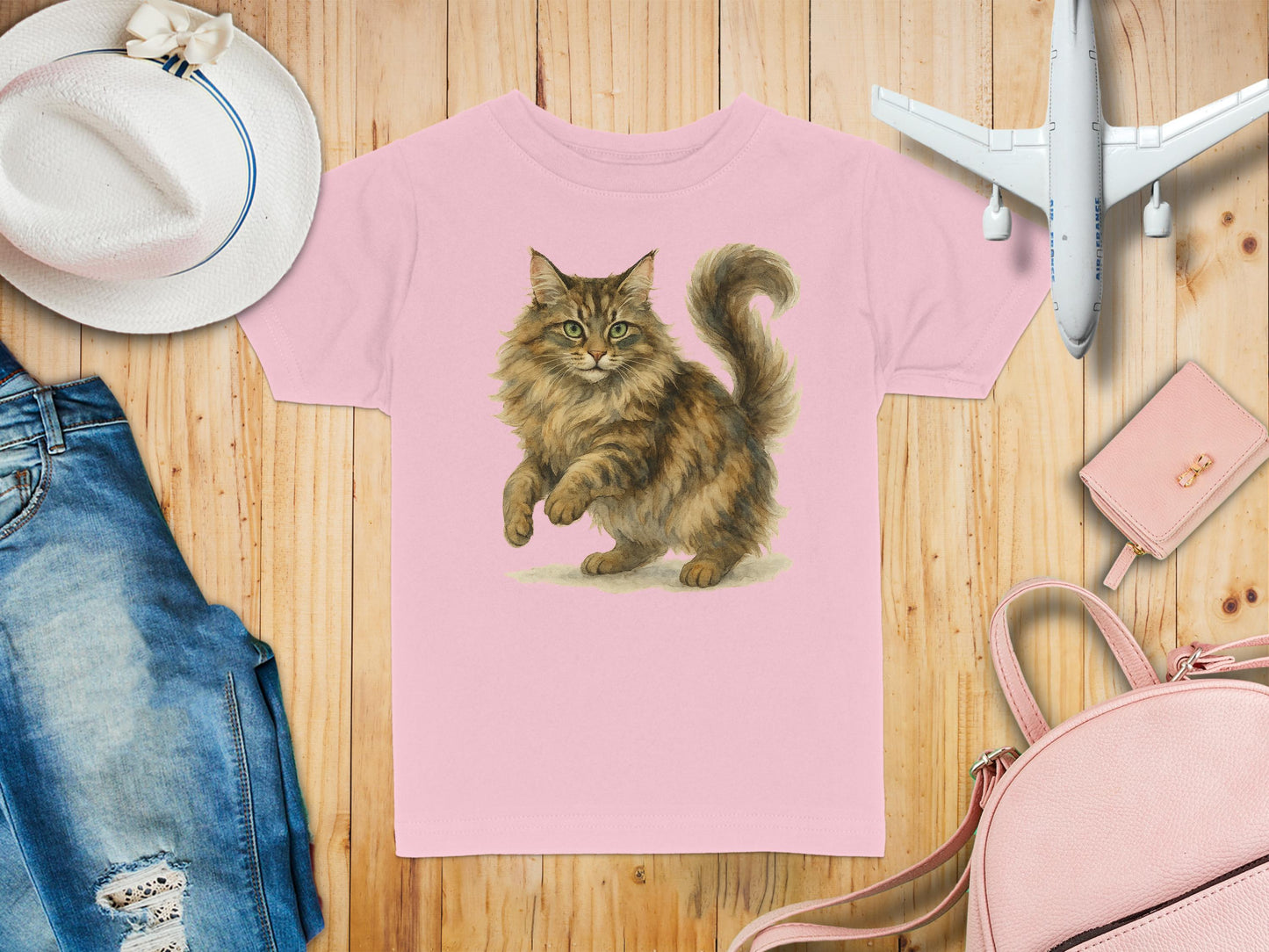 Cute Cat Graphic Tee for Women Casual T-Shirt product type