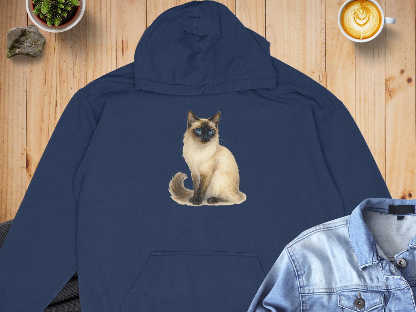 Cozy Hoodie with Adorable Cat Design product type