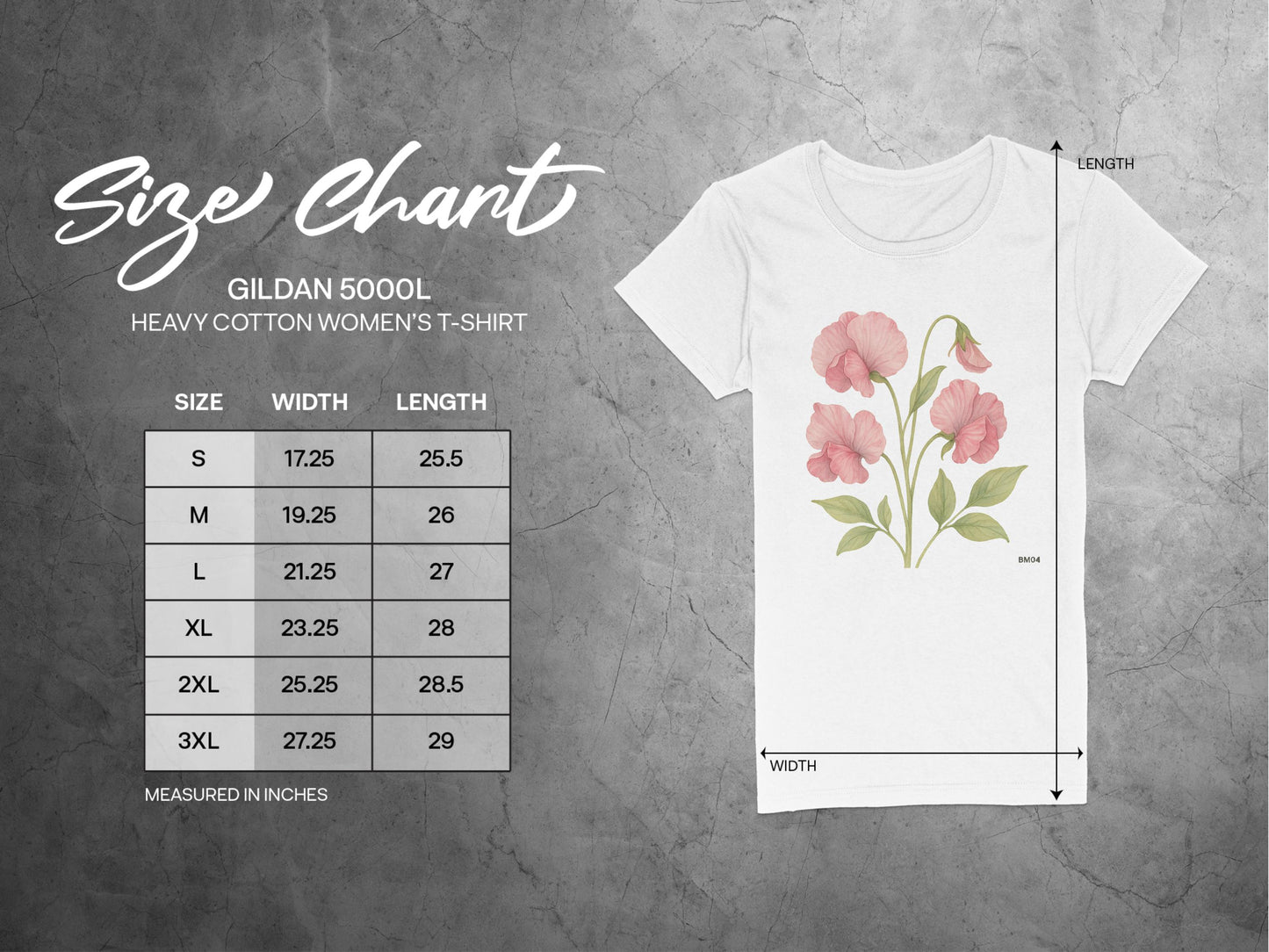 Women's T-Shirt with Delicate Floral Print product