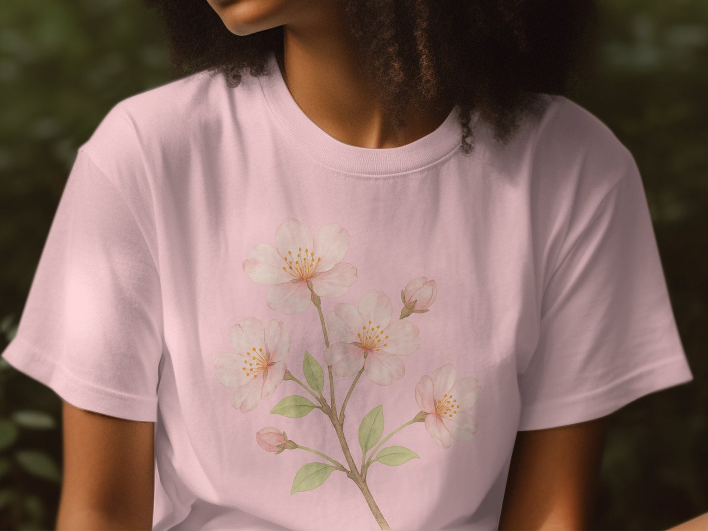Beautiful Watercolor Floral Art T-shirt Product Type