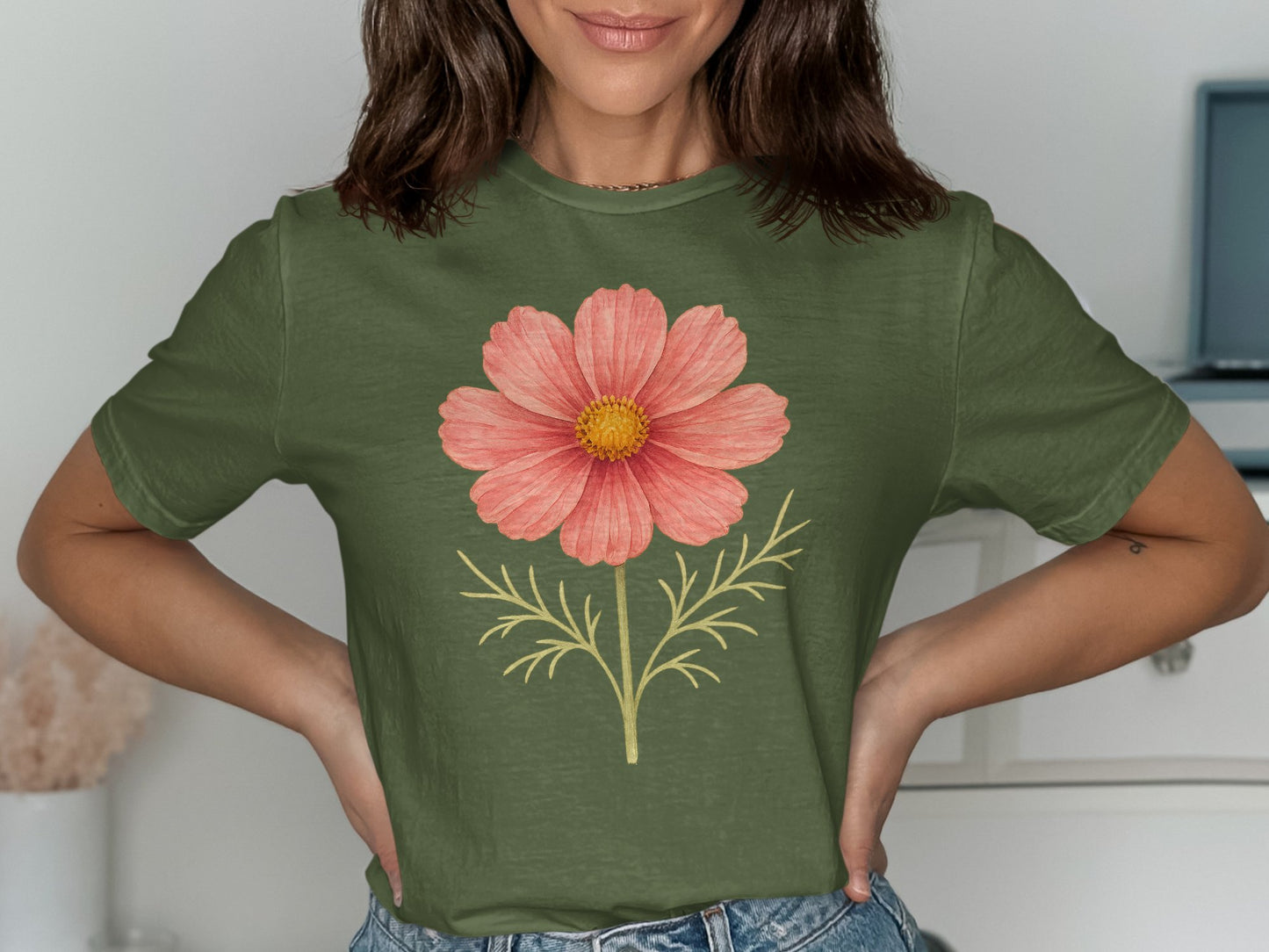 Vintage Flower Graphic Tee women's product type