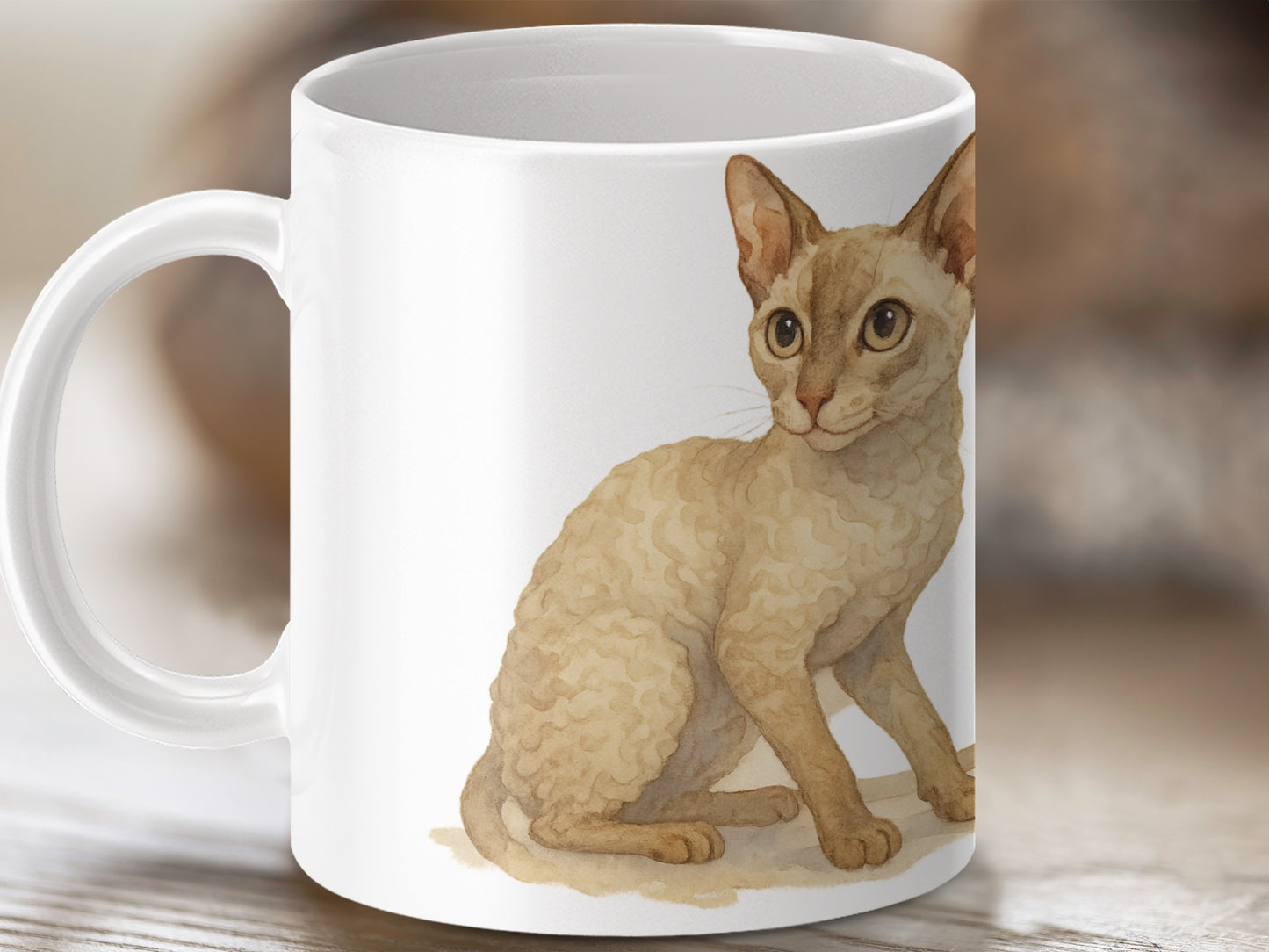Adorable Cat Illustration Coffee Mug product type