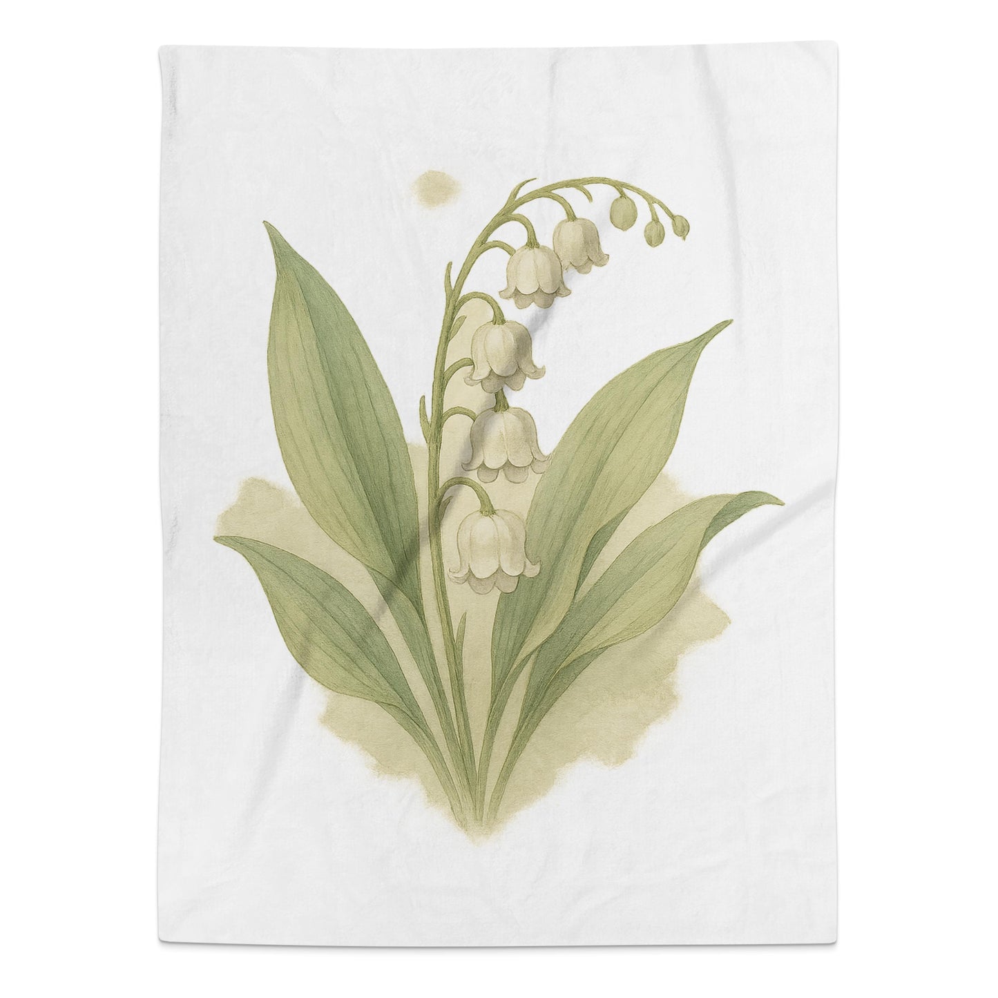 Lily of the Valley Plant Print Towel product type