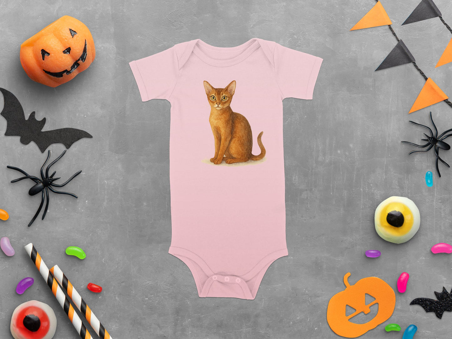 Cute Orange Cat Onesie Perfect Halloween Product