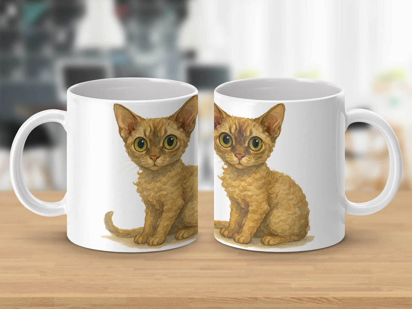Cute Kitten Themed Coffee Mug Perfect Gift Product